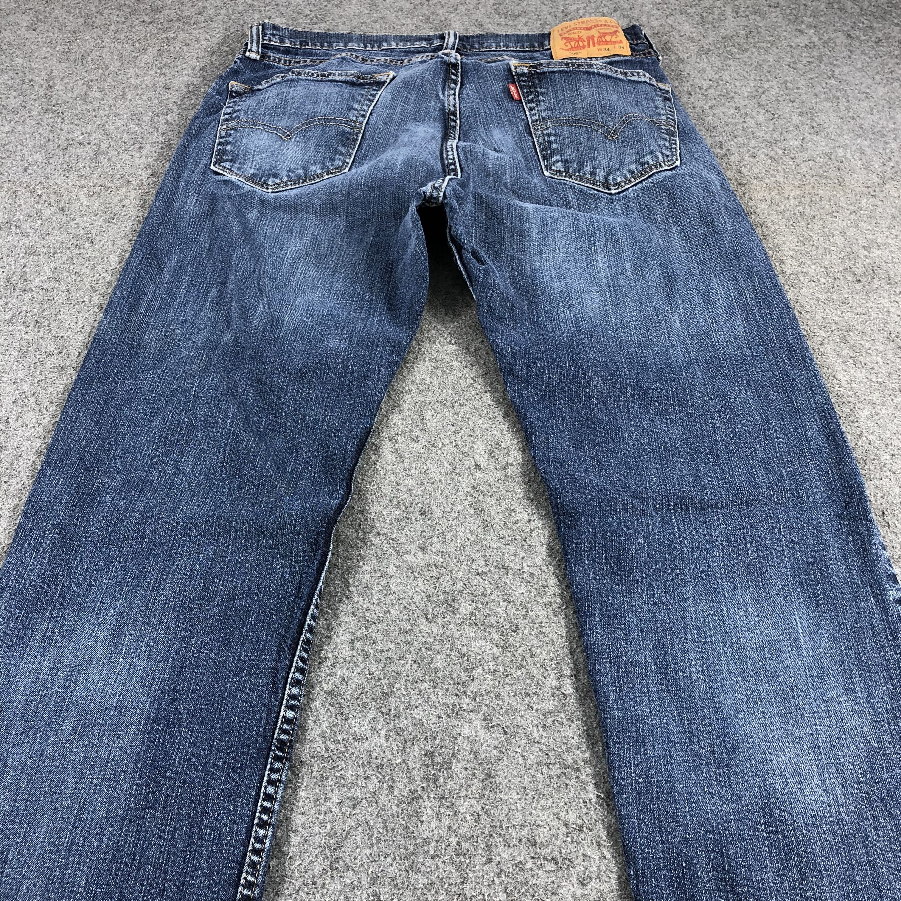 Levi's Vintage Levi's 505 Jeans Released Hem Faded Blue KJ433 Size US 33 - 4 Thumbnail
