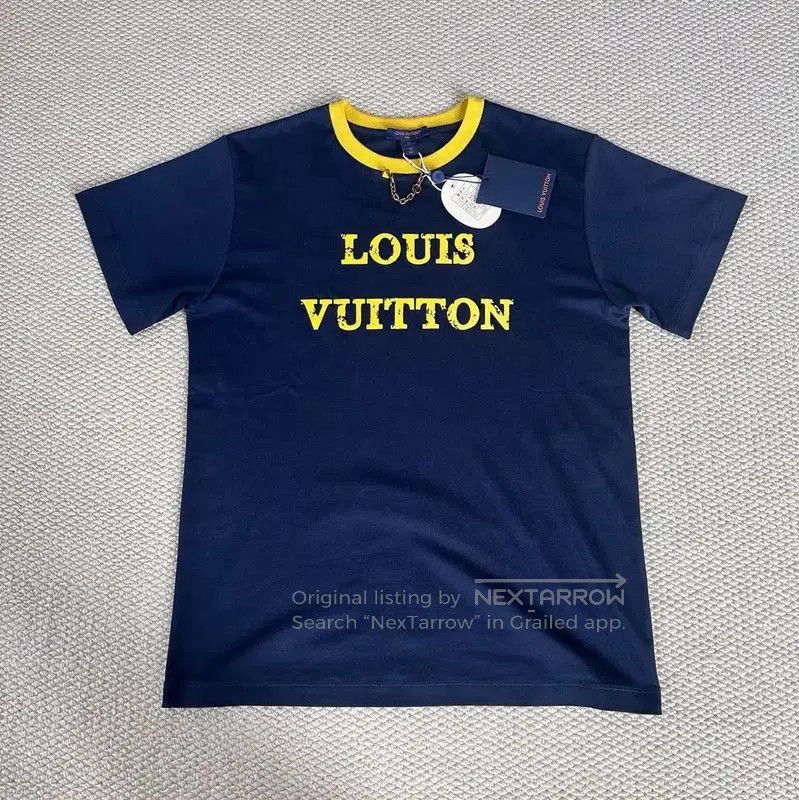 Louis Vuitton Louis Vuitton Women's Navy Cotton T. Size M / US 6-8 / IT 42-44 - 1 Thumbnail