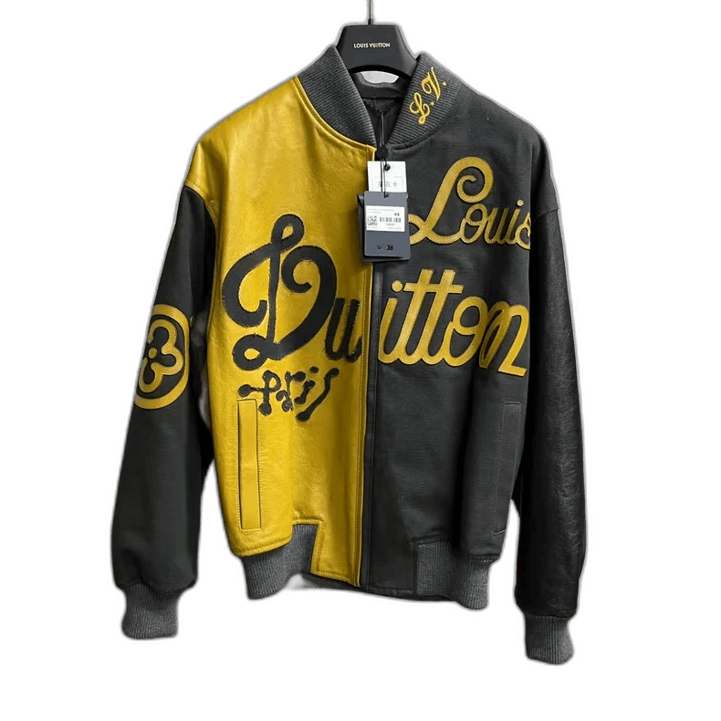Louis Vuitton Louis Vuitton Black and Yellow Bomber Jacket Size US M / EU 48-50 / 2 - 1 Thumbnail