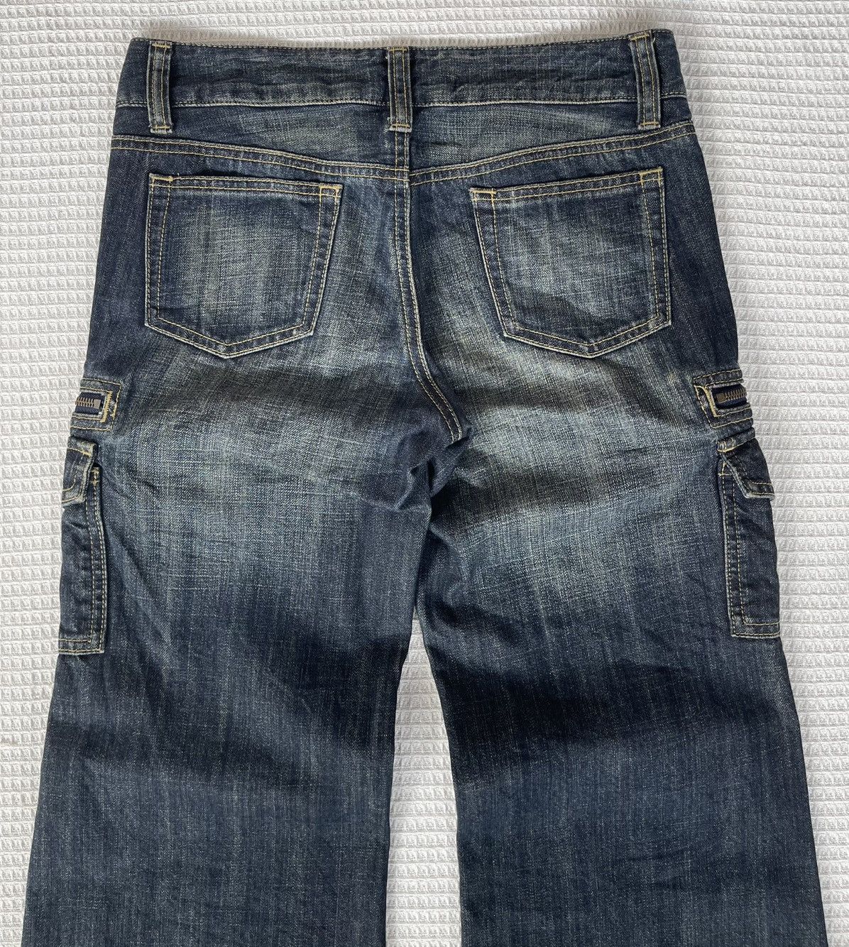 Hysteric Glamour Vintage’90s🔥ORIRIN🔥Flared Distressed Cargo Jeans Size US 30 / EU 46 - 4 Thumbnail