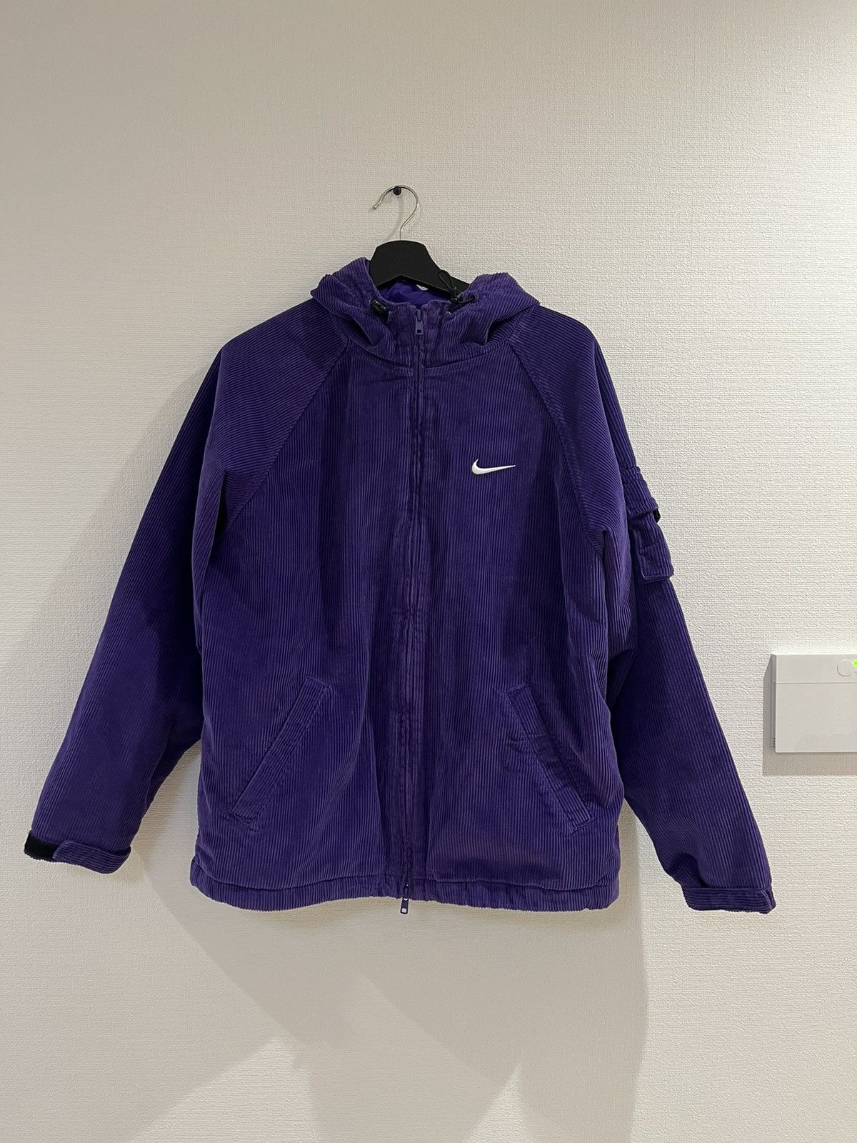 Supreme supreme nike arc corduroy hooded jacket purple 22ss Size US S / EU 44-46 / 1 - 2 Thumbnail