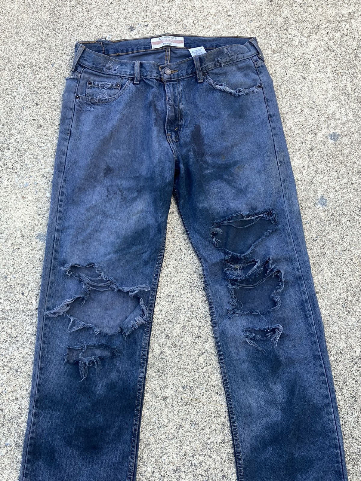 Designer Authentic Signature Levi Strauss Regular Fit (Custom 1/1) Size US 34 / EU 50 - 1 Thumbnail