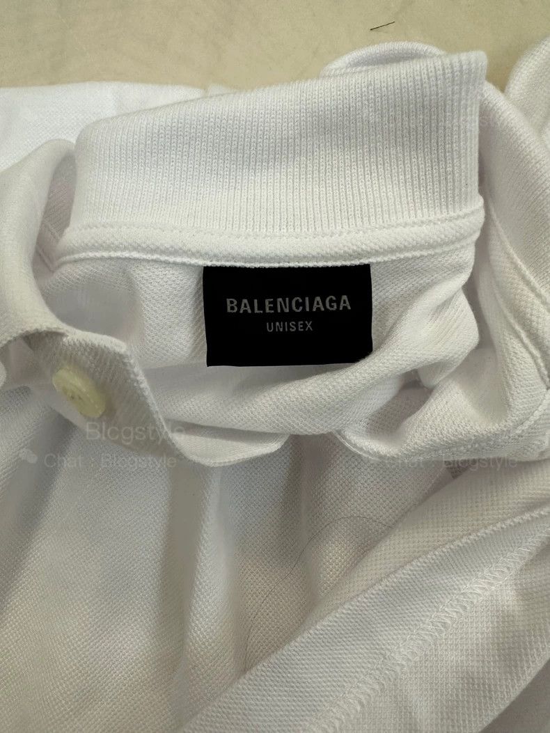 Balenciaga Balenciaga Logo Embroidered Polo Short-Sleeve T-Shirt Size US L / EU 52-54 / 3 - 5 Thumbnail