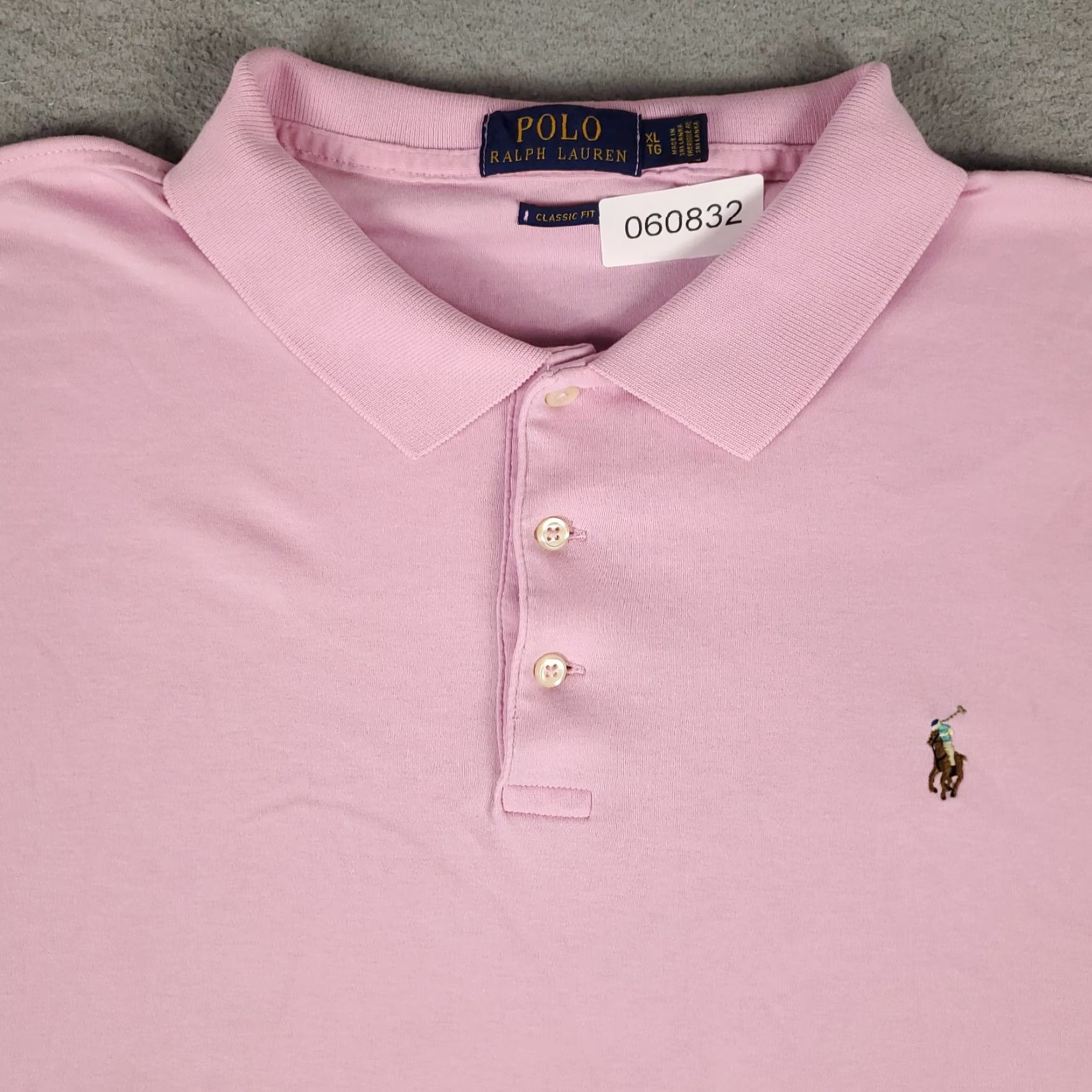 Ralph Lauren VINTAGE Ralph Lauren Polo Shirt Men XL Purple Polo Shirt, Polo, Ralph Lauren, Short Sleeve, Button-Closure, Logo, Preppy, Classic Mens XL Purple Size US XL / EU 56 / 4 - 2 Thumbnail