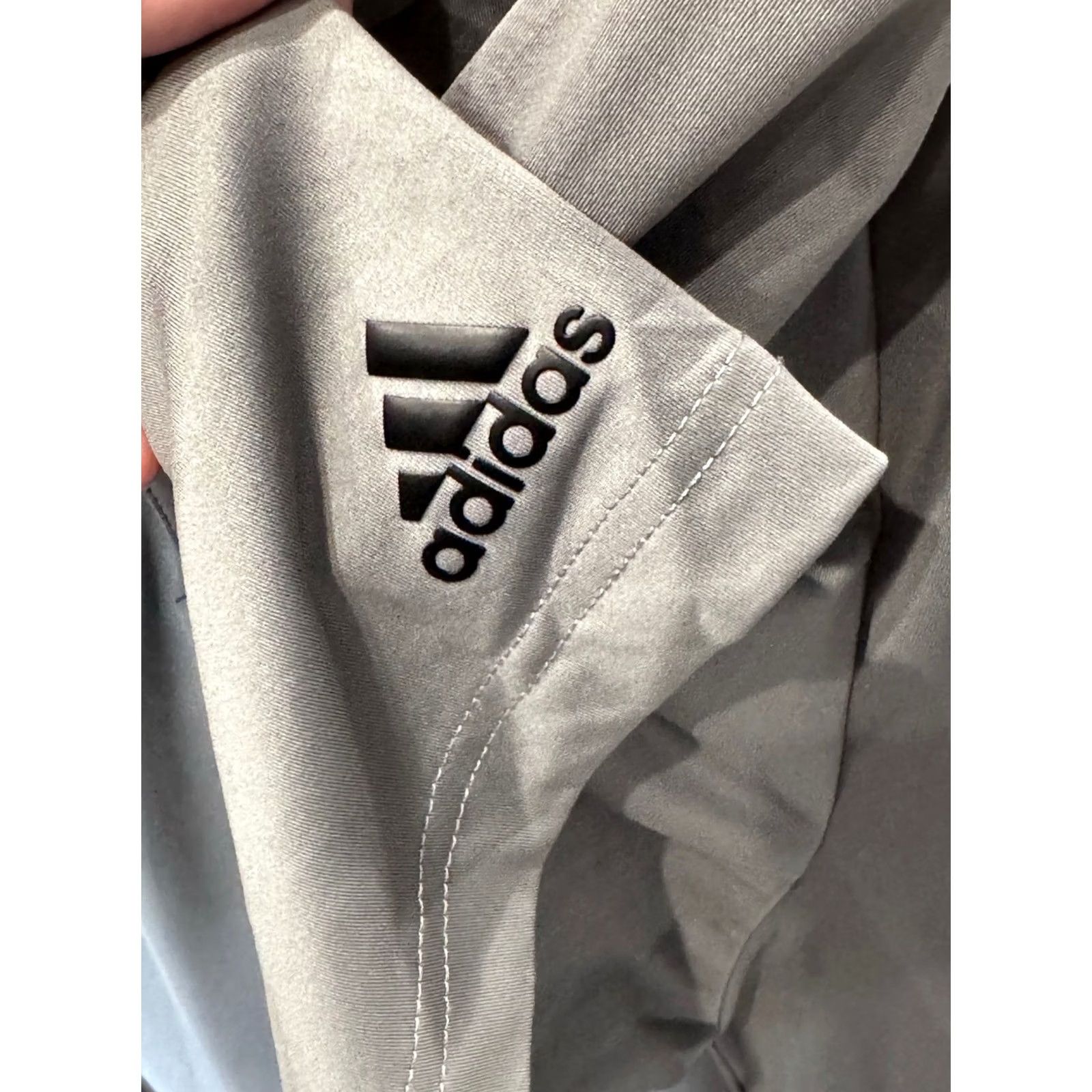Adidas Adidas Gray Golf POLO SHIRT Poly 3XLT Mens Size US XXL / EU 58 / 5 - 6 Thumbnail