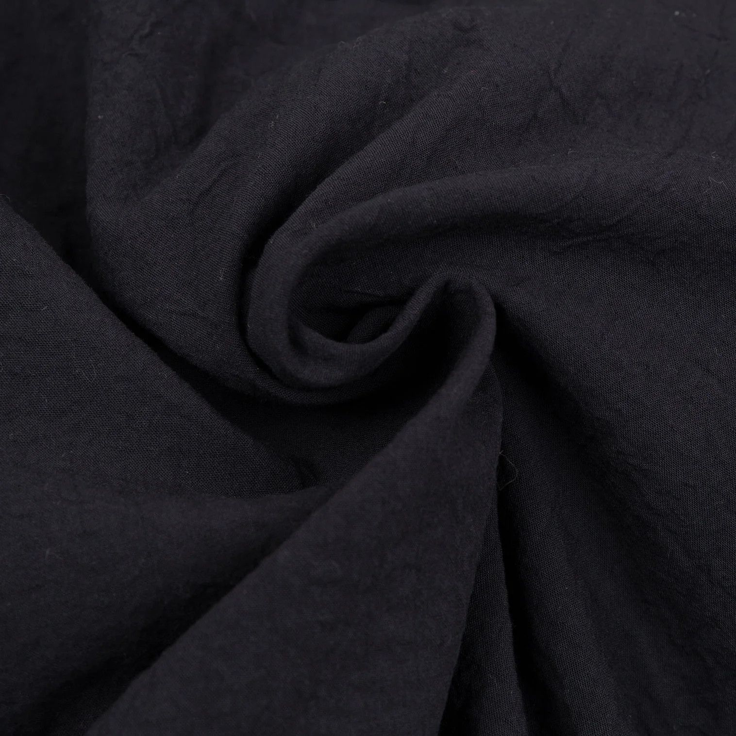 Issey Miyake Cotton Mao Collar Shirt in Navy, Size 3 Size US L / EU 52-54 / 3 - 15 Thumbnail