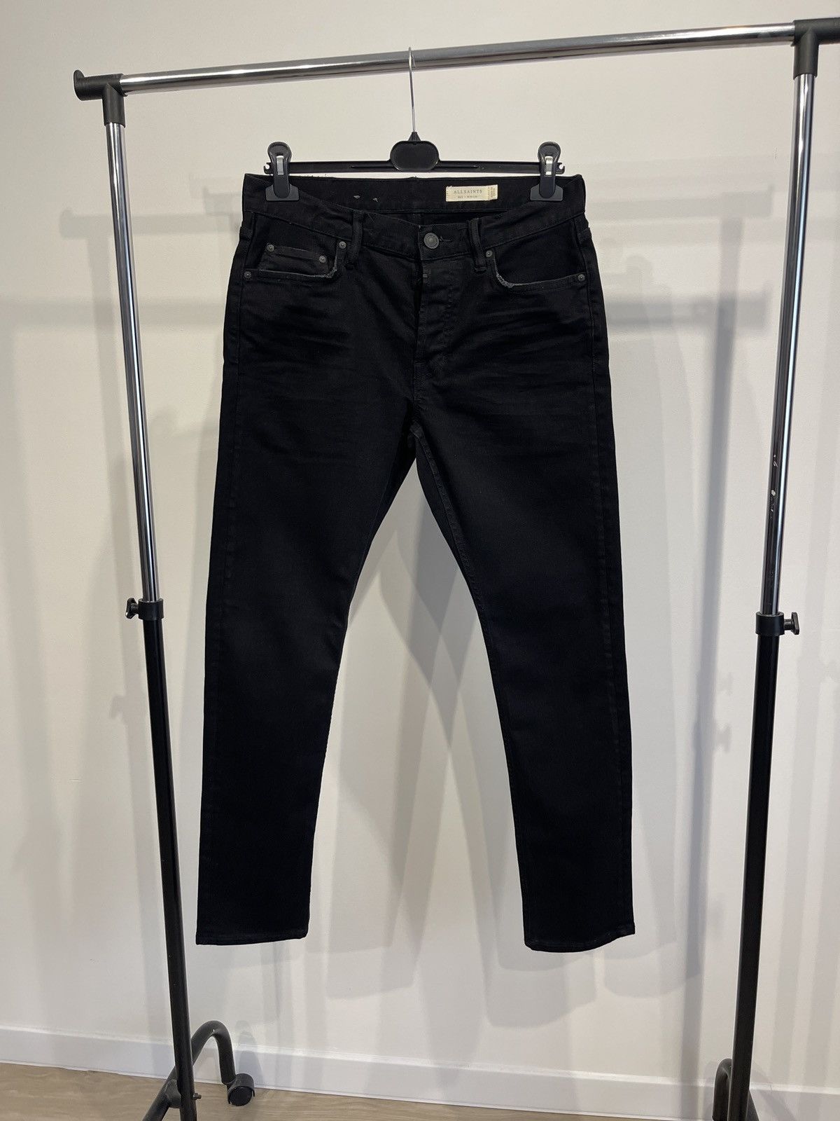 Allsaints Allsaints men’s black denim jeans 30 Size US 30 / EU 46 - 1 Thumbnail
