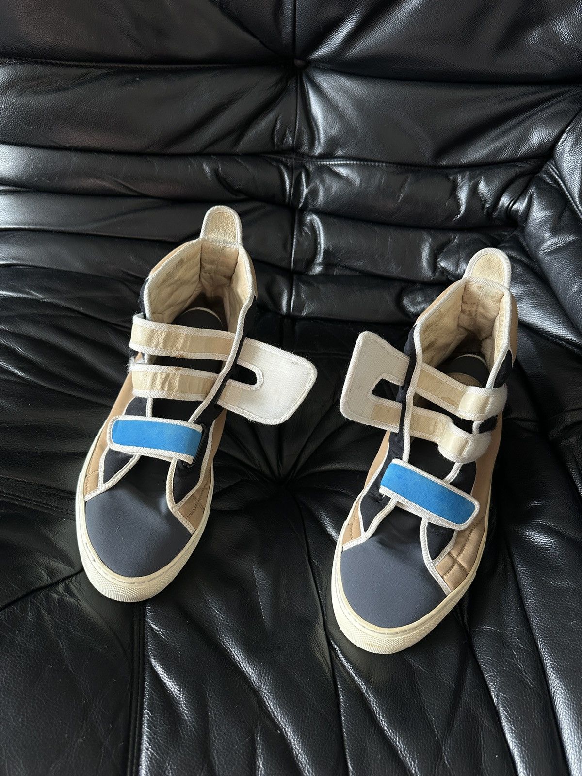 Raf Simons Rare 2009 Neoprene High Top Velcro Sneakers Size US 10 / EU 43 - 12 Thumbnail
