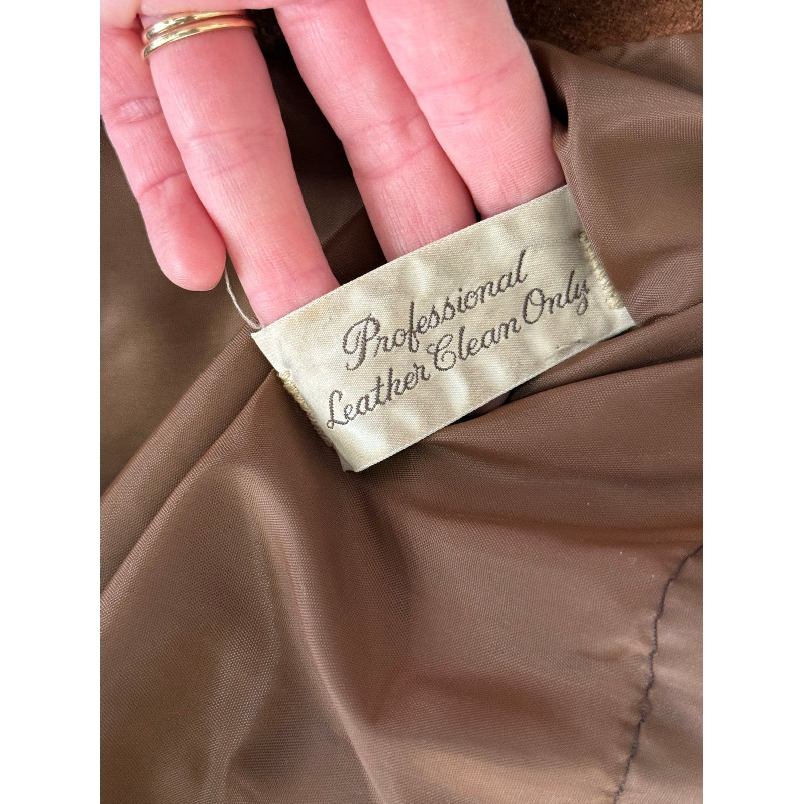 Sears Vintage Brown Suede Leather Fringe Jacket Sz 18 GS Size XXL / US 16-18 / IT 52-54 - 9 Thumbnail