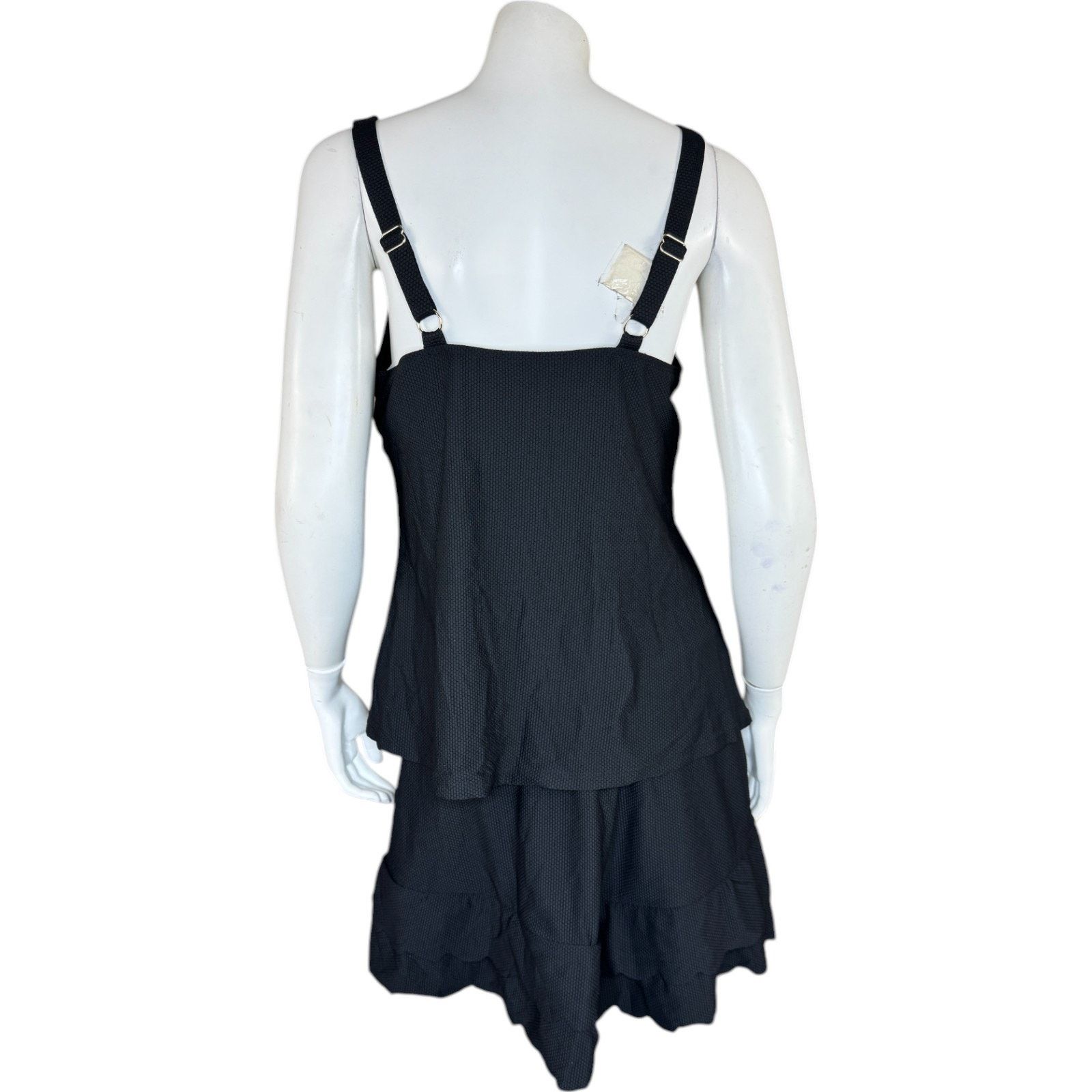 Other Susan Graver Soleil Ruffle Hem Tankini with Skirt Black 14 Size XL / US 12-14 / IT 48-50 - 8 Thumbnail
