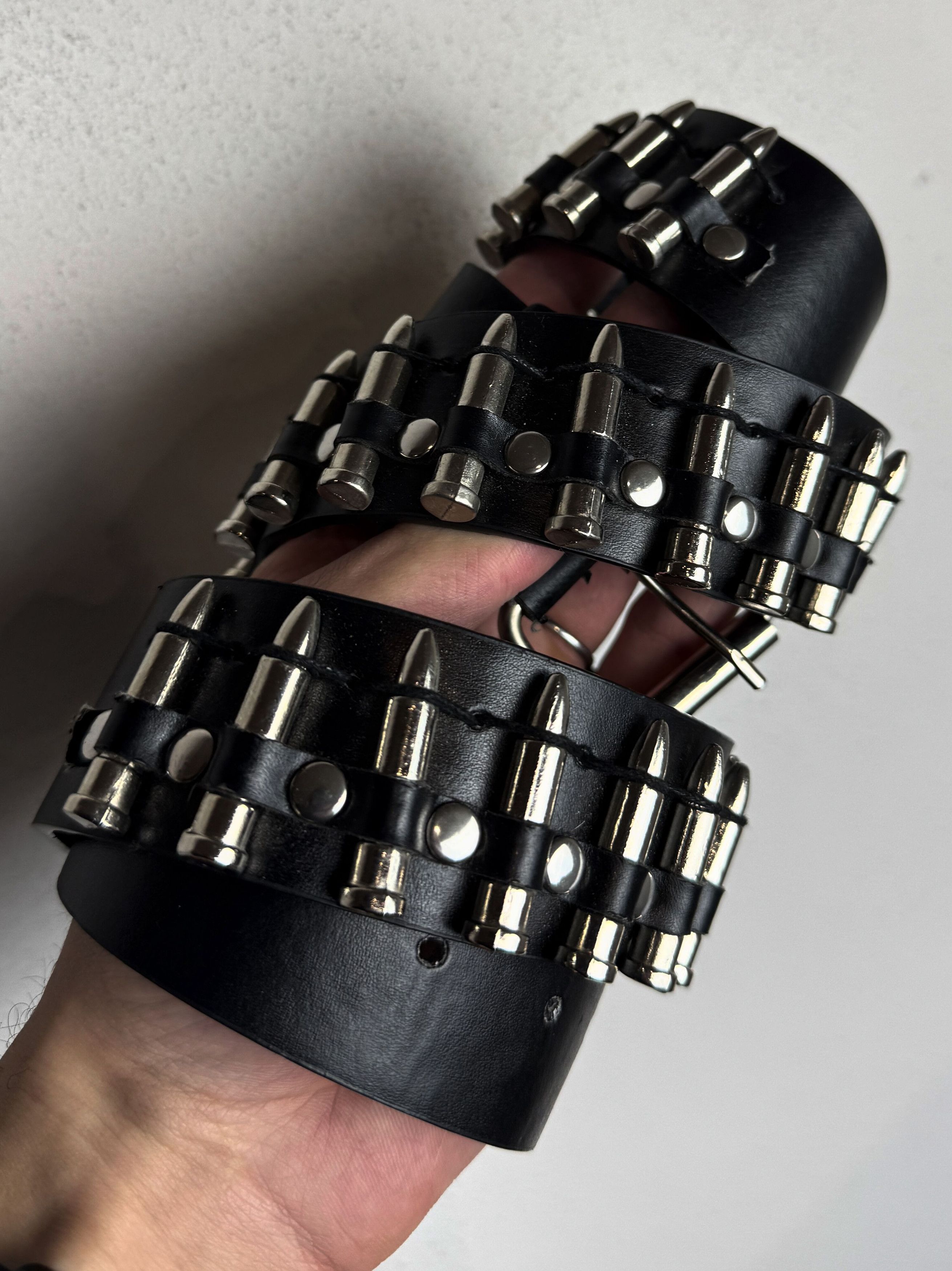 Hysteric Glamour Hysteric Glamour Chaos metal buckle leather studd