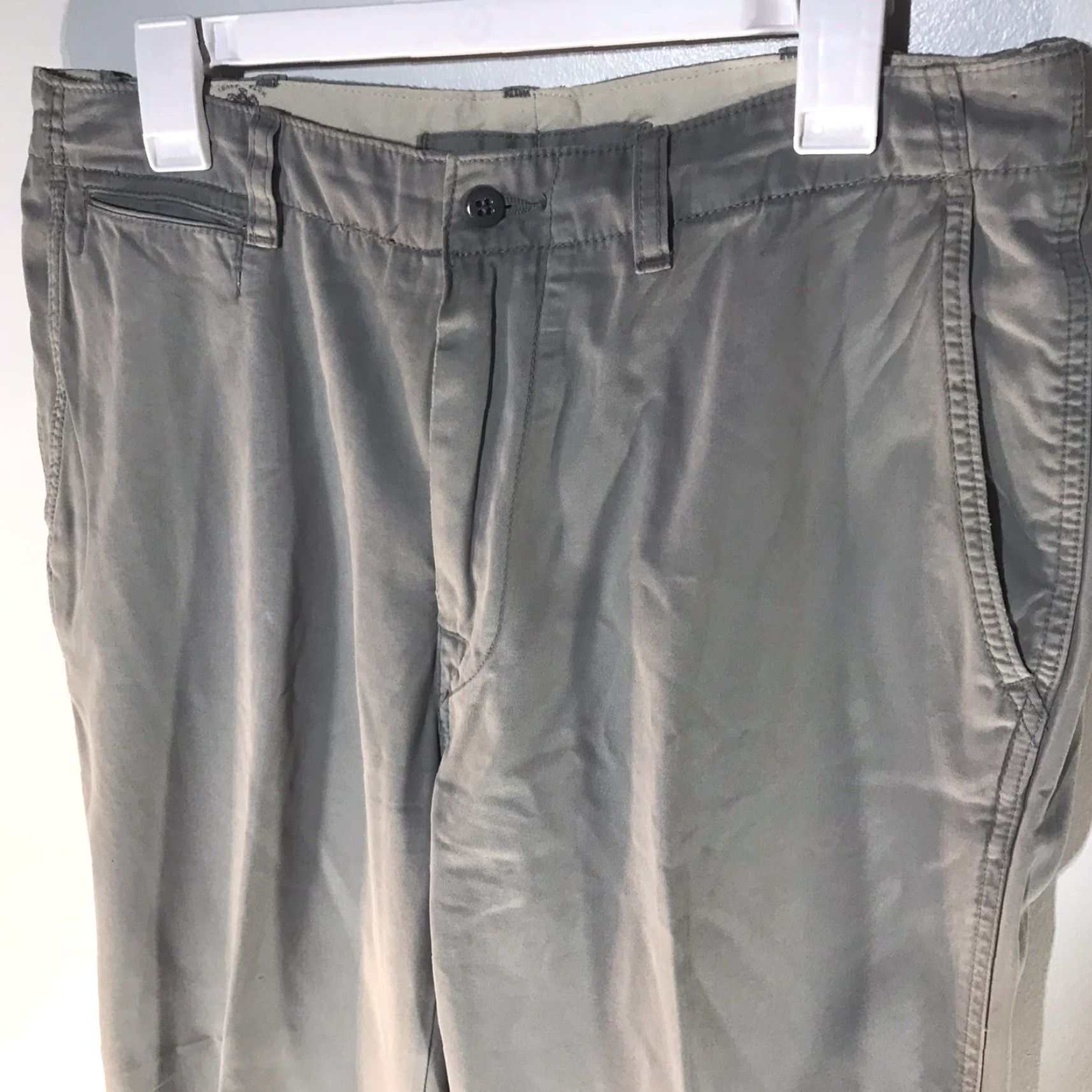Polo Ralph Lauren VINTAGE Polo Ralph Lauren Khaki Pants Men Regular Waist 35 Inseam 30 Beige Cotton 100% Straight Fit Mens Pants Size US S / EU 44-46 / 1 - 2 Thumbnail