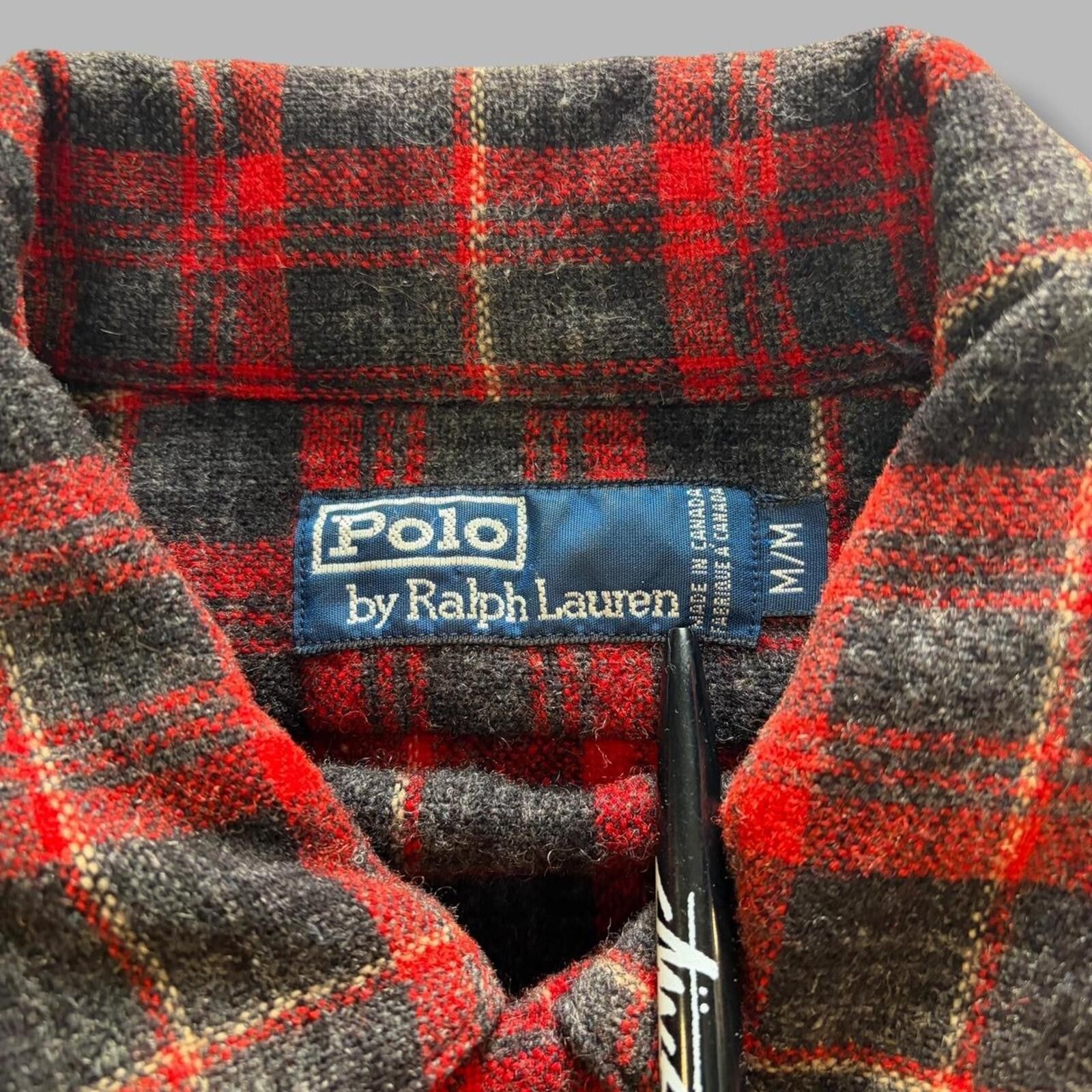 Polo Ralph Lauren Vintage MI Canada Wool Polo Ralph Lauren Plaid Buton Up Size US M / EU 48-50 / 2 - 3 Thumbnail