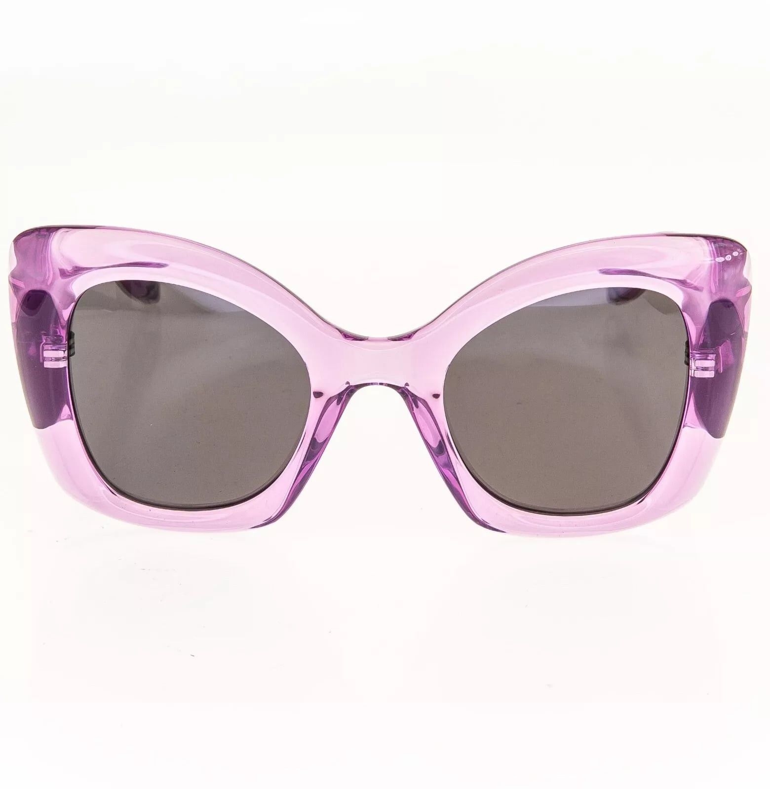 Alexander McQueen ALEXANDER MCQUEEN Violet Translucent AM0402S 0402 004 Size ONE SIZE - 5 Thumbnail
