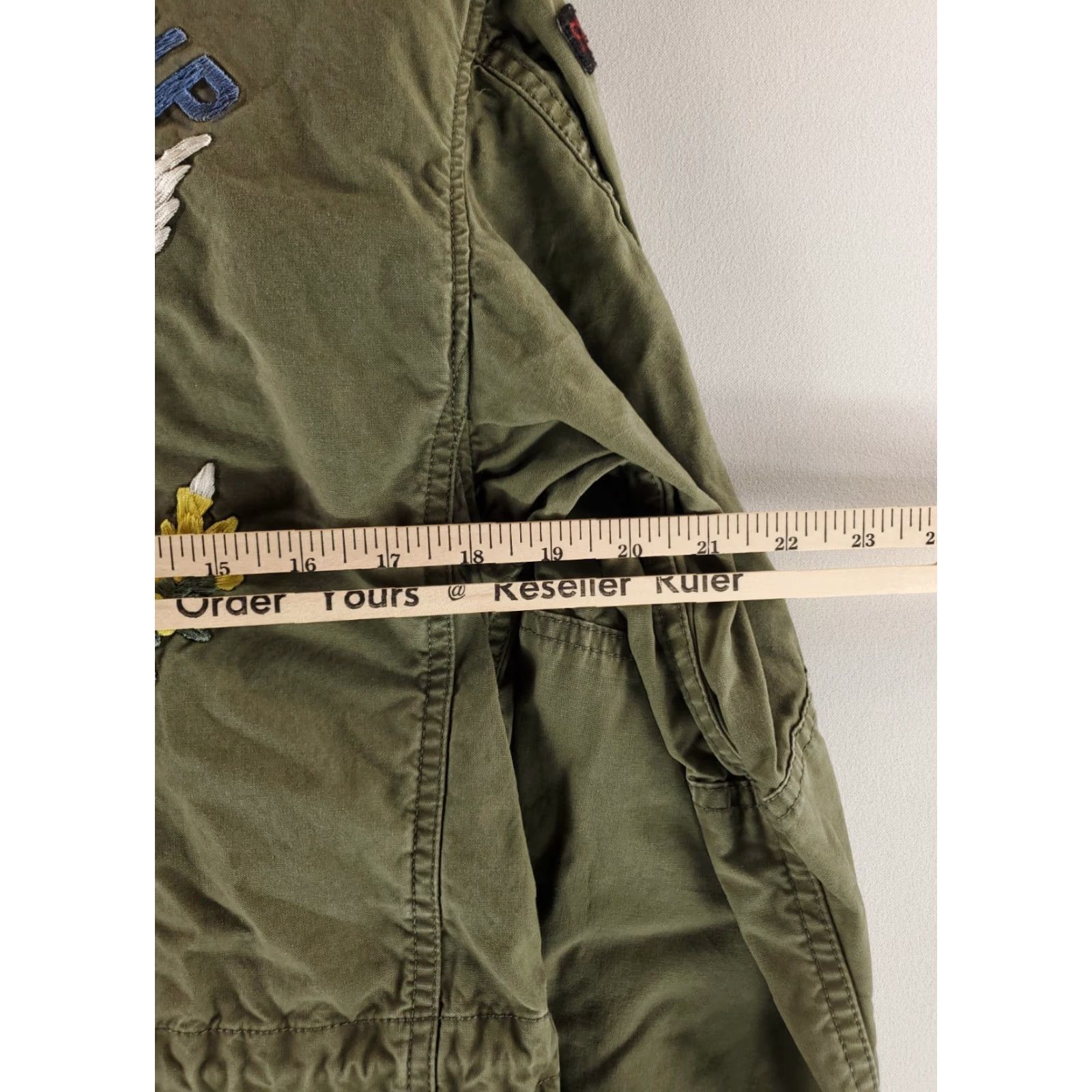 Polo Ralph Lauren Jacket Military Green S Mens Str group 388 Strike Group Style Cotton Outer Shell Jacket