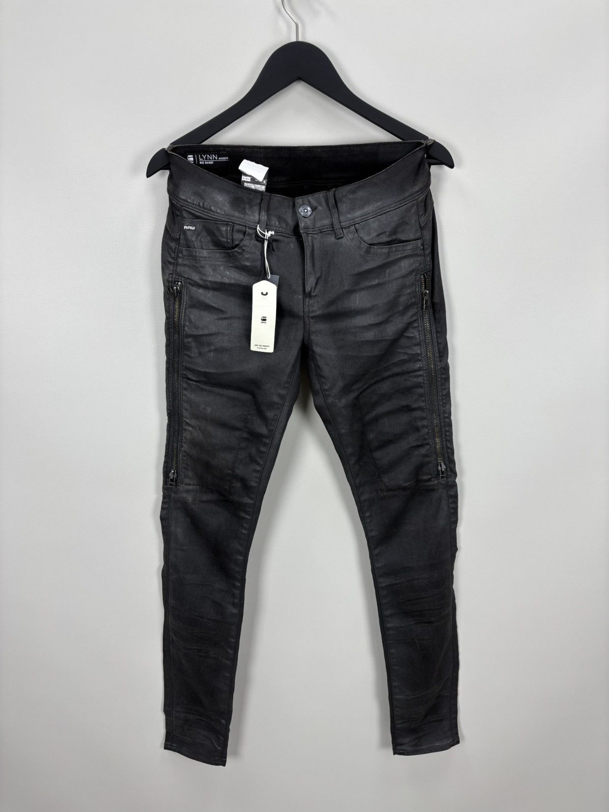 G-Star Womens jeans Y2k G Star Raw Size 29 Color Black Size 24" / US 00 / IT 34 - 2 Thumbnail