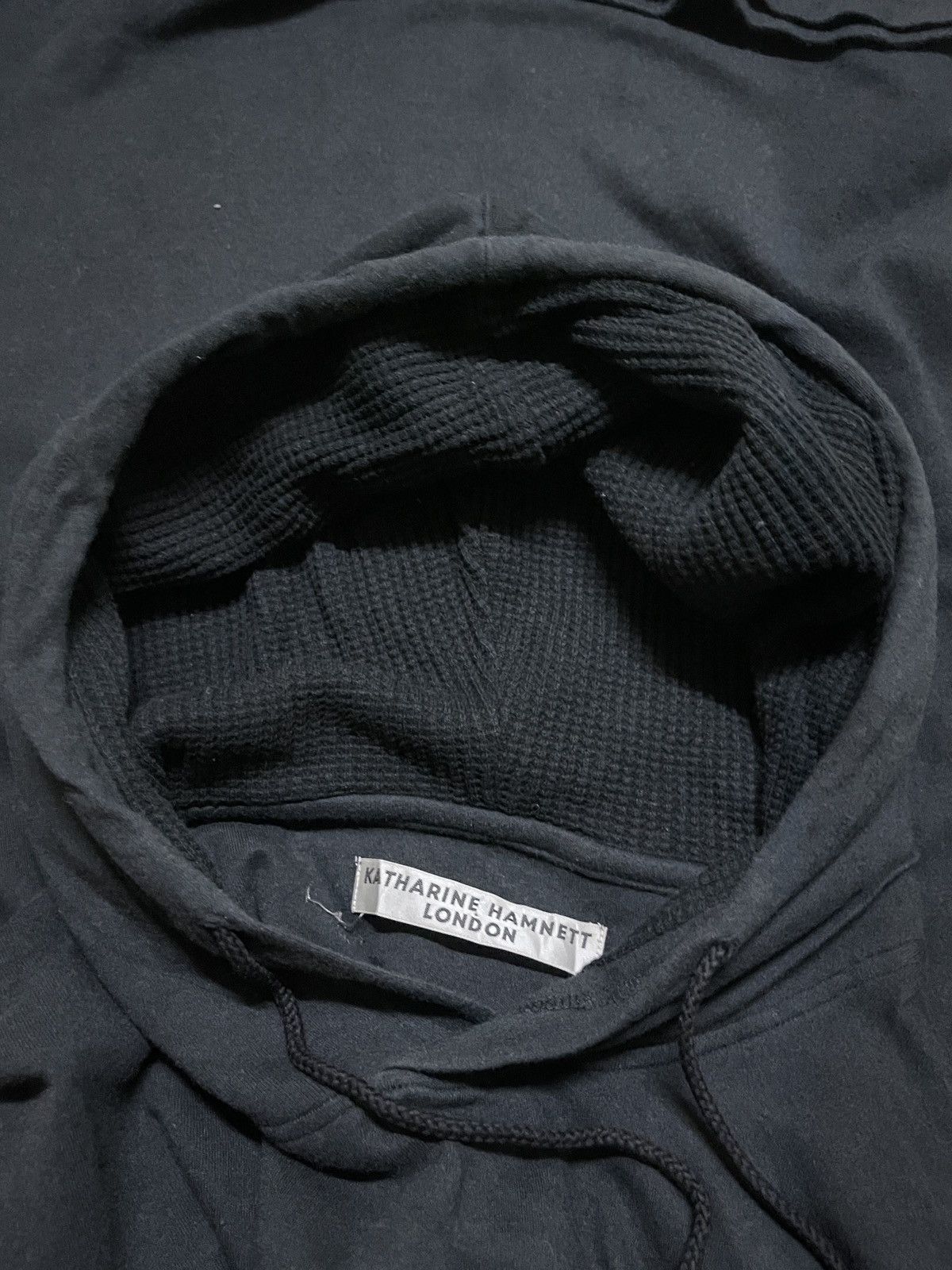 Katharine Hamnett London Cut & Sewn Thermal Hoodie