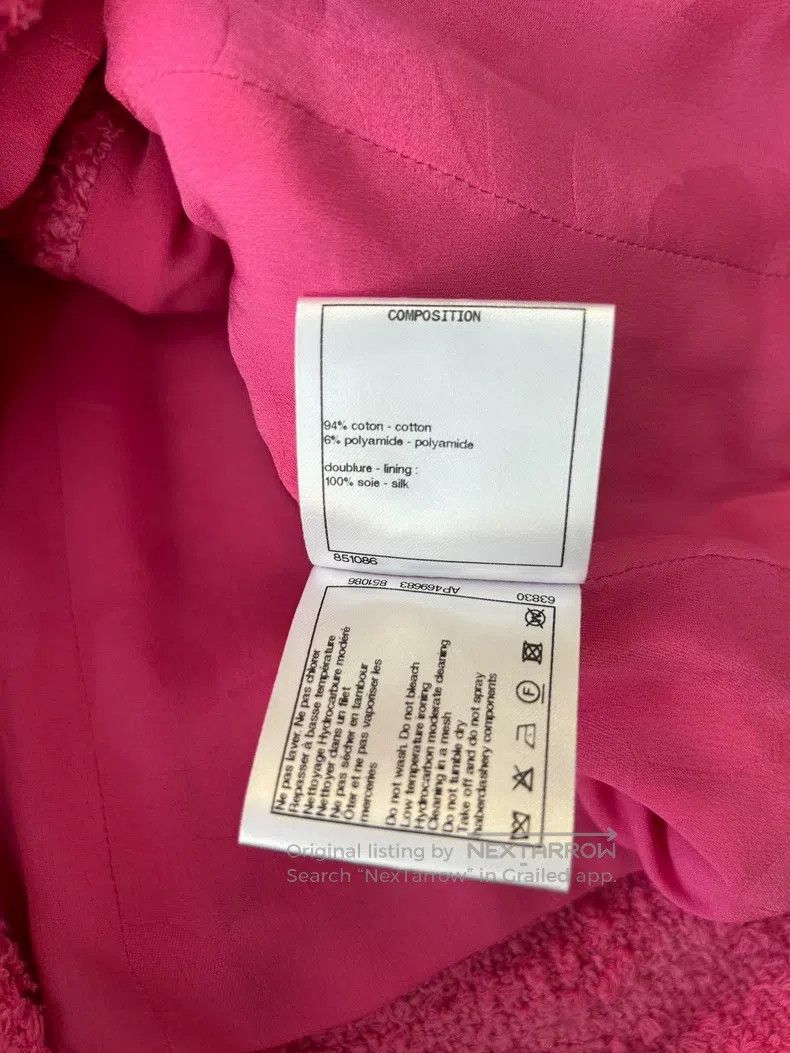 Chanel Chanel 22S spring and summer rose pink short braided vest Size XS / US 0-2 / IT 36-38 - 8 Thumbnail