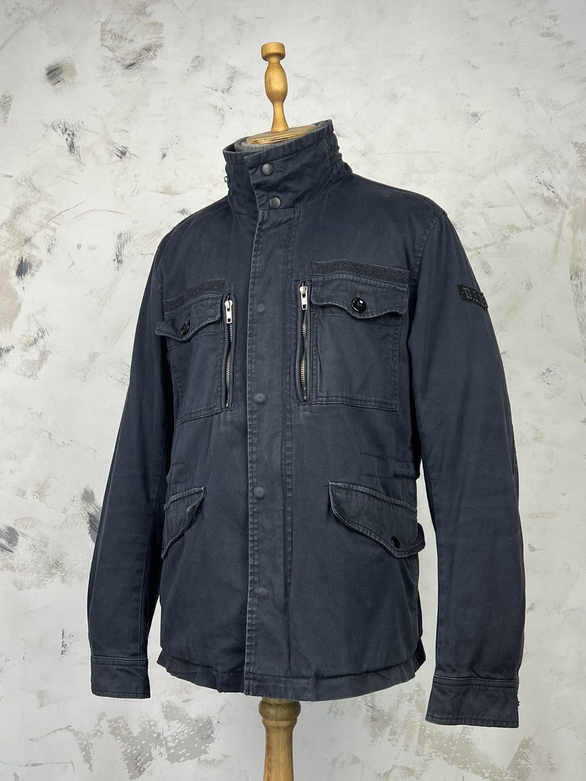 Diesel Vintage Diesel Field Jacket Military Style Size M - L Size US L / EU 52-54 / 3 - 2 Thumbnail