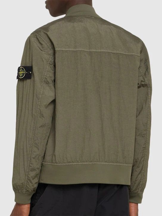 Stone Island o1lsvrm0425 Nylon Metal Watro bomber in Military Green Size US M / EU 48-50 / 2 - 4 Thumbnail