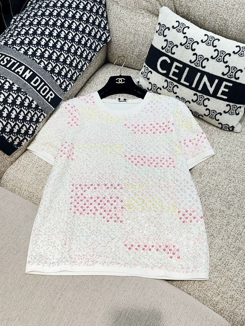 Chanel Chanel Beach series spring and summer show white heavy ind Size S / US 4 / IT 40 - 1 Thumbnail