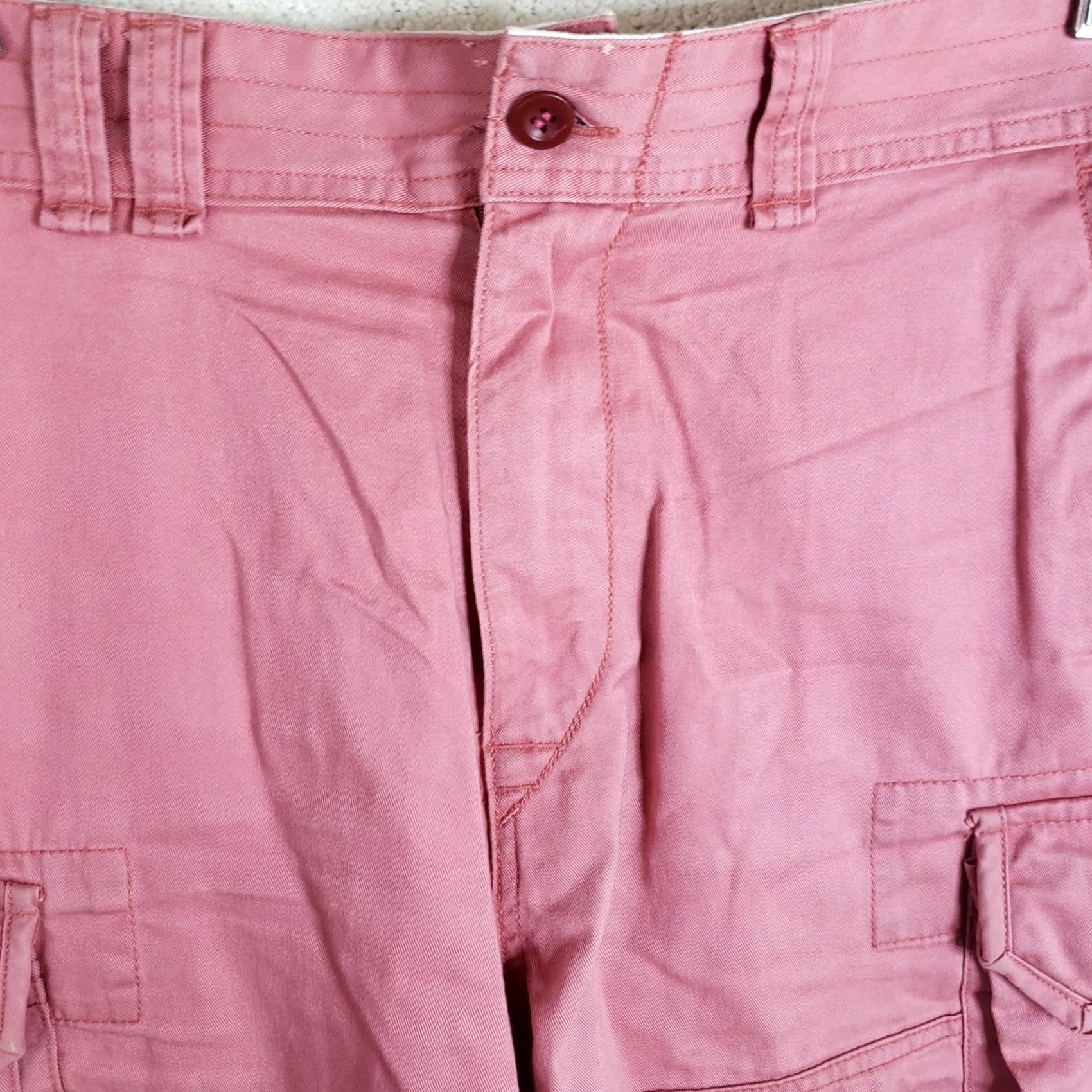 Polo Ralph Lauren VINTAGE Polo Ralph Lauren Mens Chino Shorts 34x10 Dark Pink Pleated Cotton Regular 8 Inseam Casual Beach Golf Mens Size US S / EU 44-46 / 1 - 4 Thumbnail