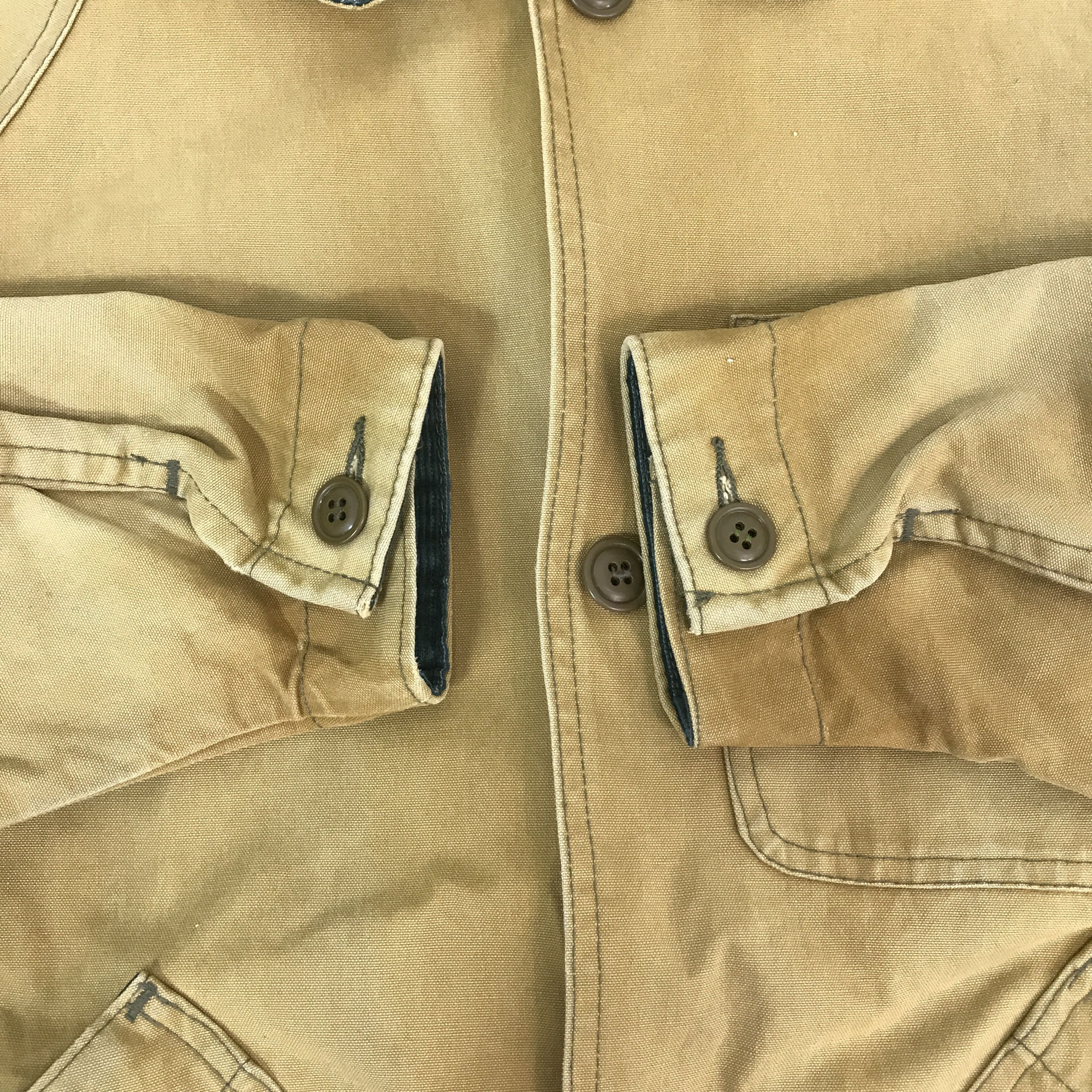 L.L. Bean L.L BEAN FADED CHORE BUTTON JACKET Size US L / EU 52-54 / 3 - 7 Thumbnail