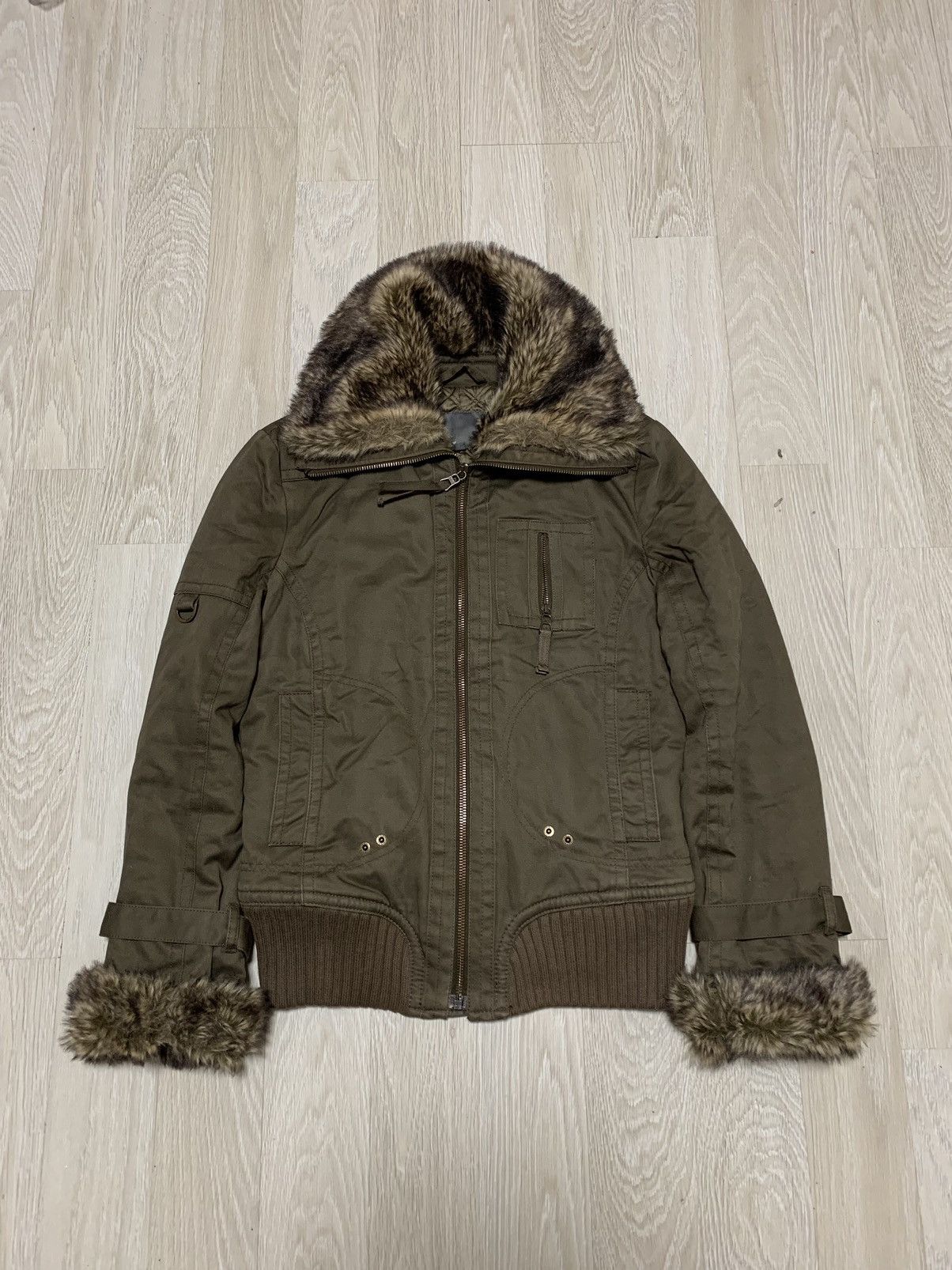If Six Was Nine × Vintage Vinatge faux fur bomber jacket Size M / US 6-8 / IT 42-44 - 1 Thumbnail
