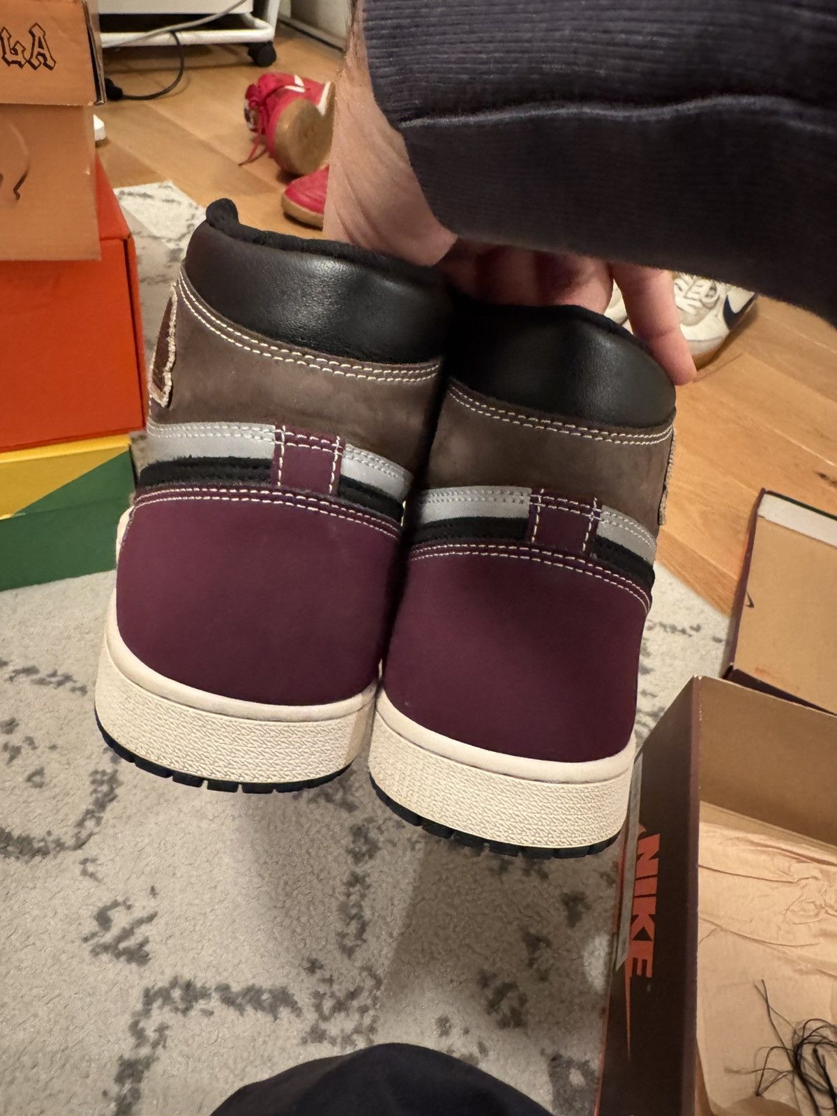Nike Jordan 1 Retro High OG Hand Crafted Size US 10.5 / EU 43-44 - 6 Thumbnail