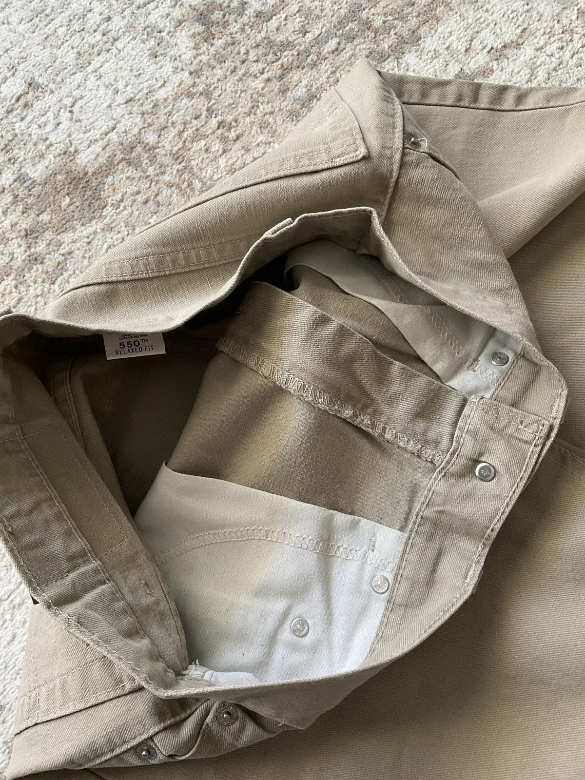 Levi's Levi’s 550 Relaxed Fit Made in USA Deadstock Vintage 2001 Size US 32 / EU 48 - 4 Thumbnail