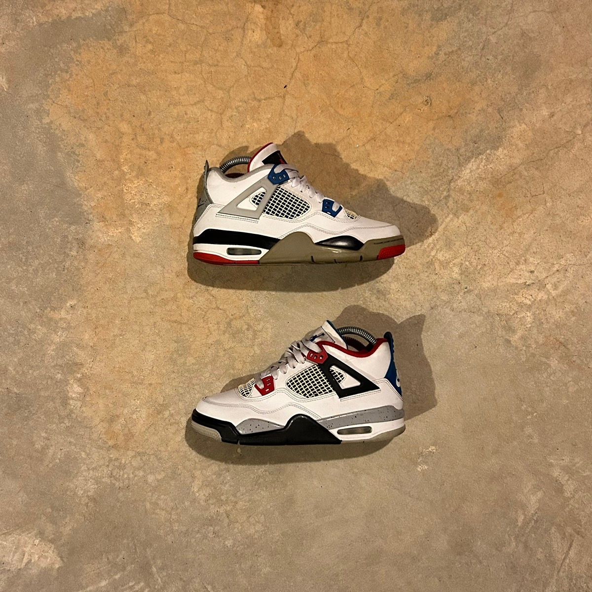 Pre-owned Jordan Nike Air Jordan 4 Retro Se What The 2019 Us 6 Shoes In White