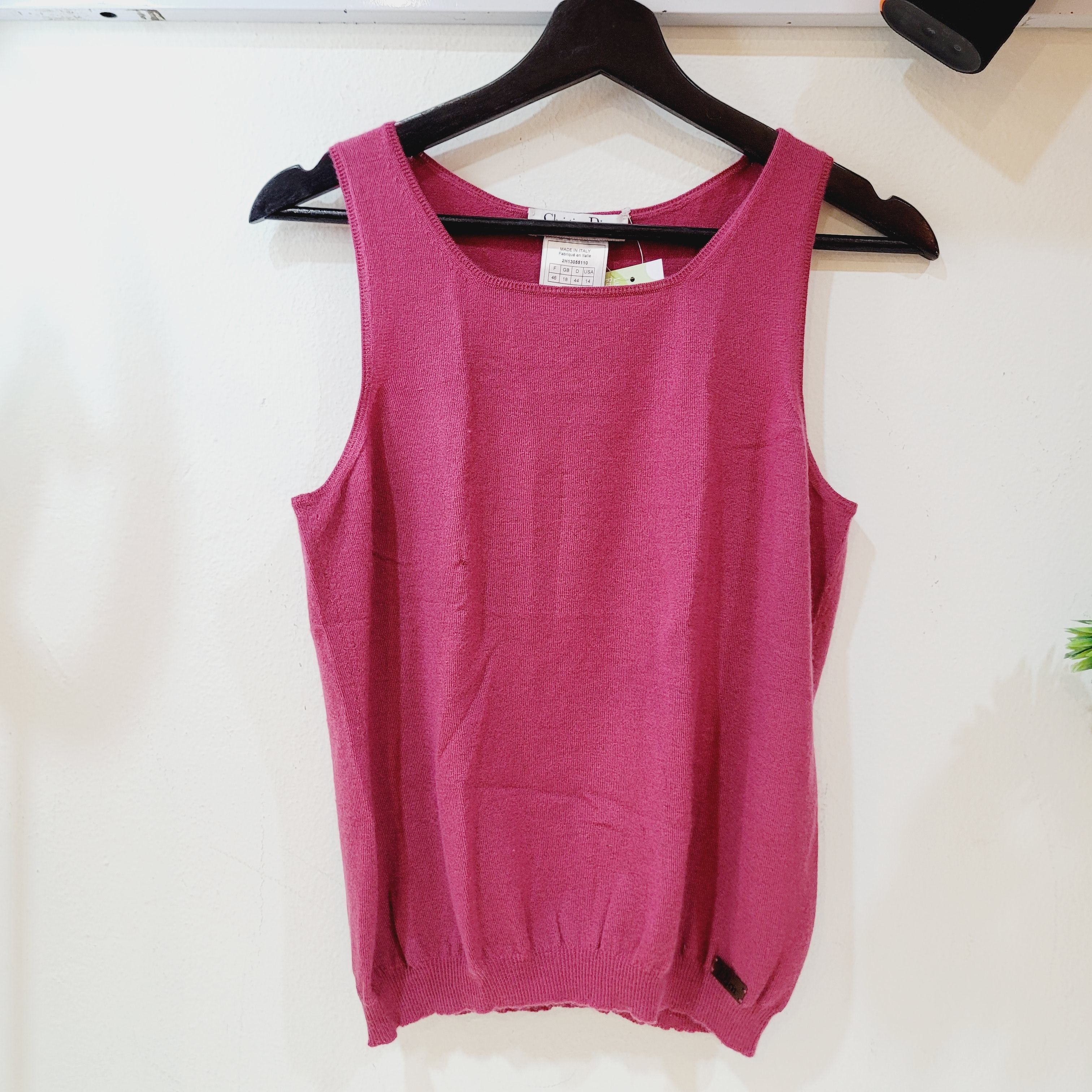 Dior Christian Dior Boutique Paris Cashmere Knitwear Vest Size XL / US 12-14 / IT 48-50 - 1 Thumbnail