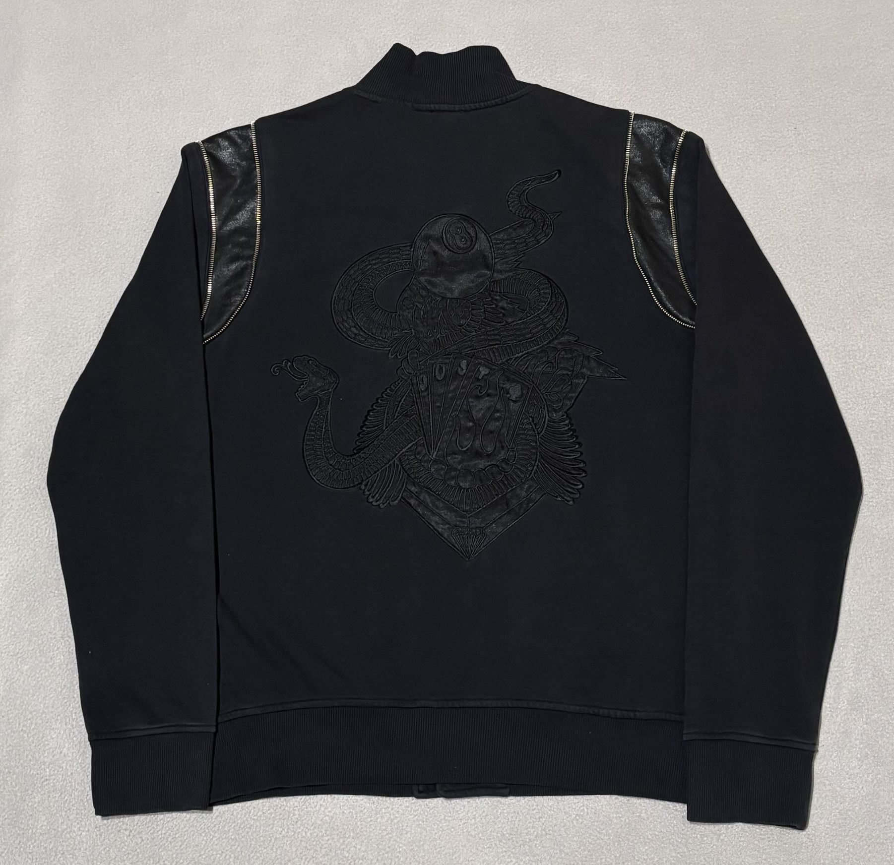 Just Cavalli Just Cavalli Snake Bomber Black Jacket size. XL Size US XL / EU 56 / 4 - 10 Thumbnail