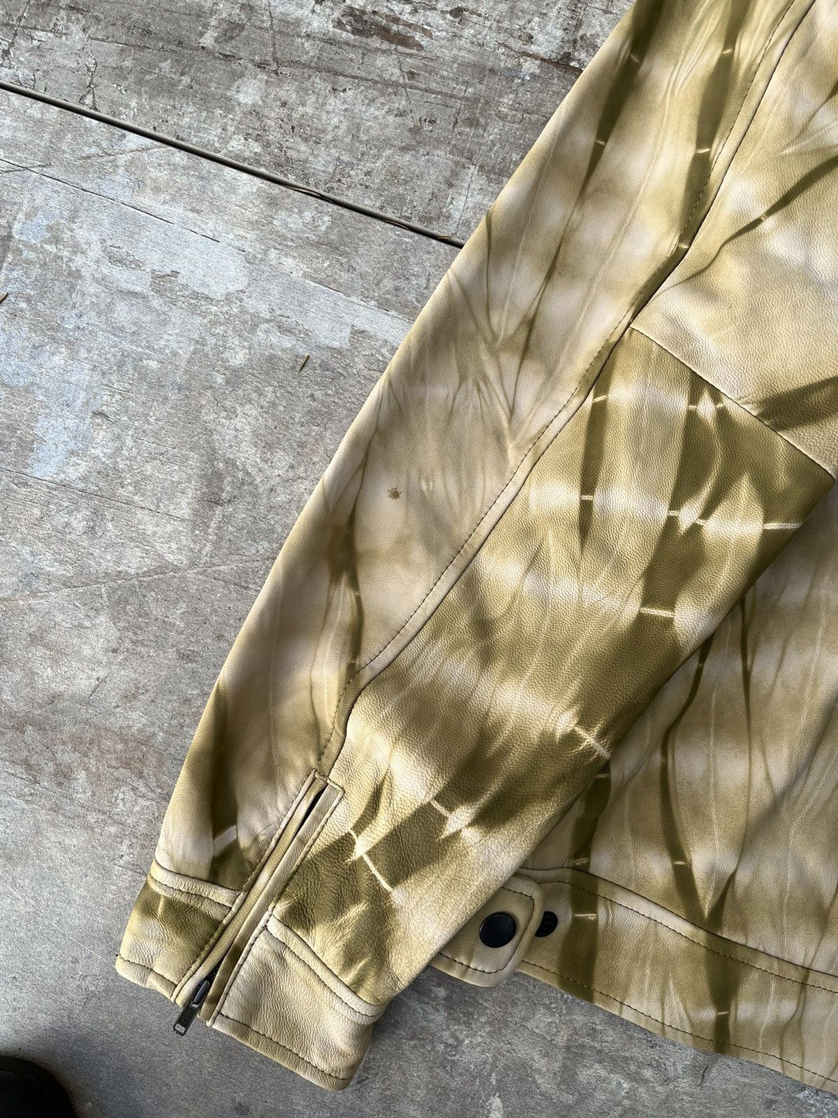 Stussy Stussy Stone Washed Leather Jacket (SAMPLE) Size US M / EU 48-50 / 2 - 13 Thumbnail