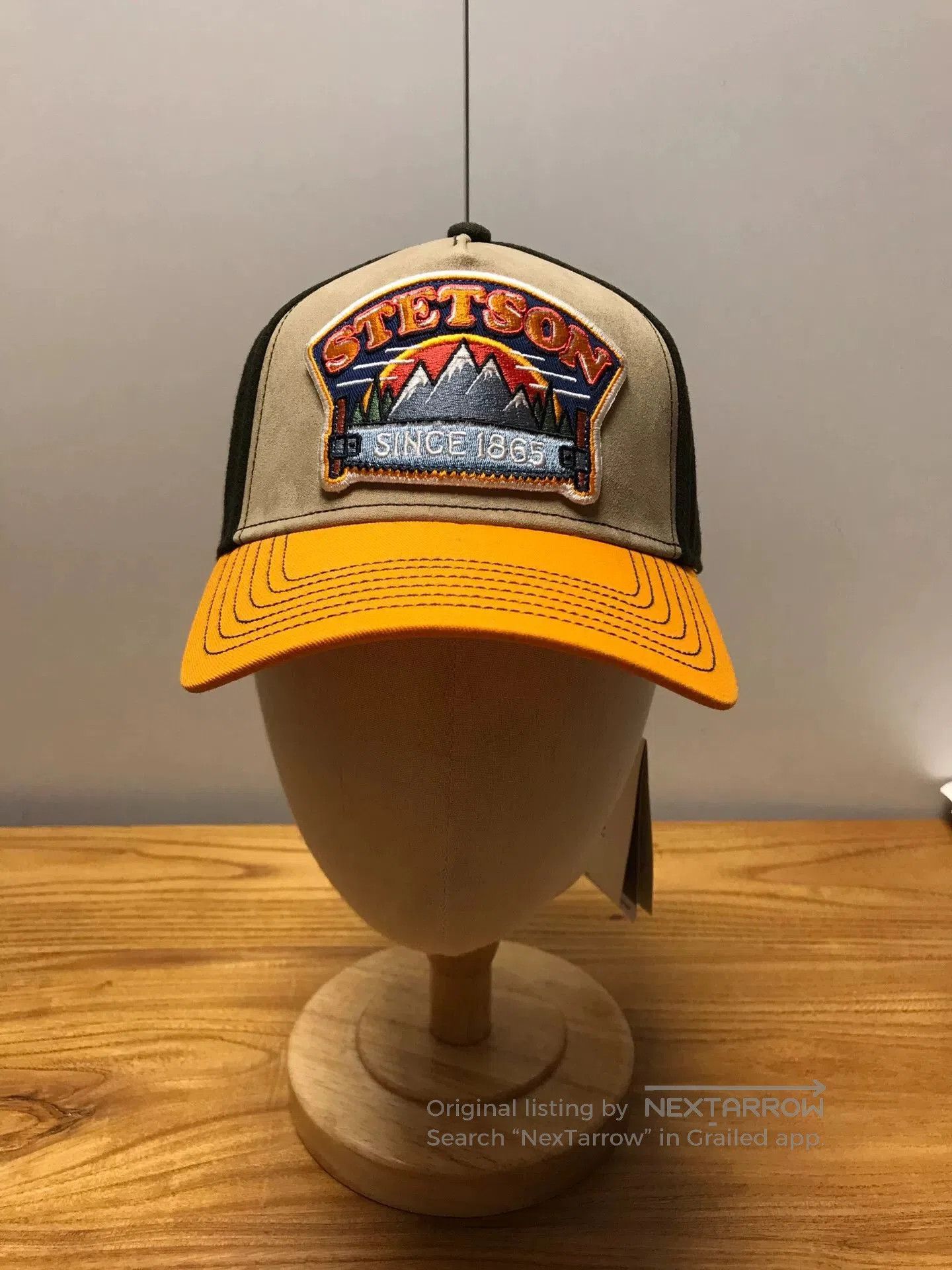 Stetson Stetson Sawtooth Mountain Embroidered Trucker Cap. Size ONE SIZE - 1 Thumbnail
