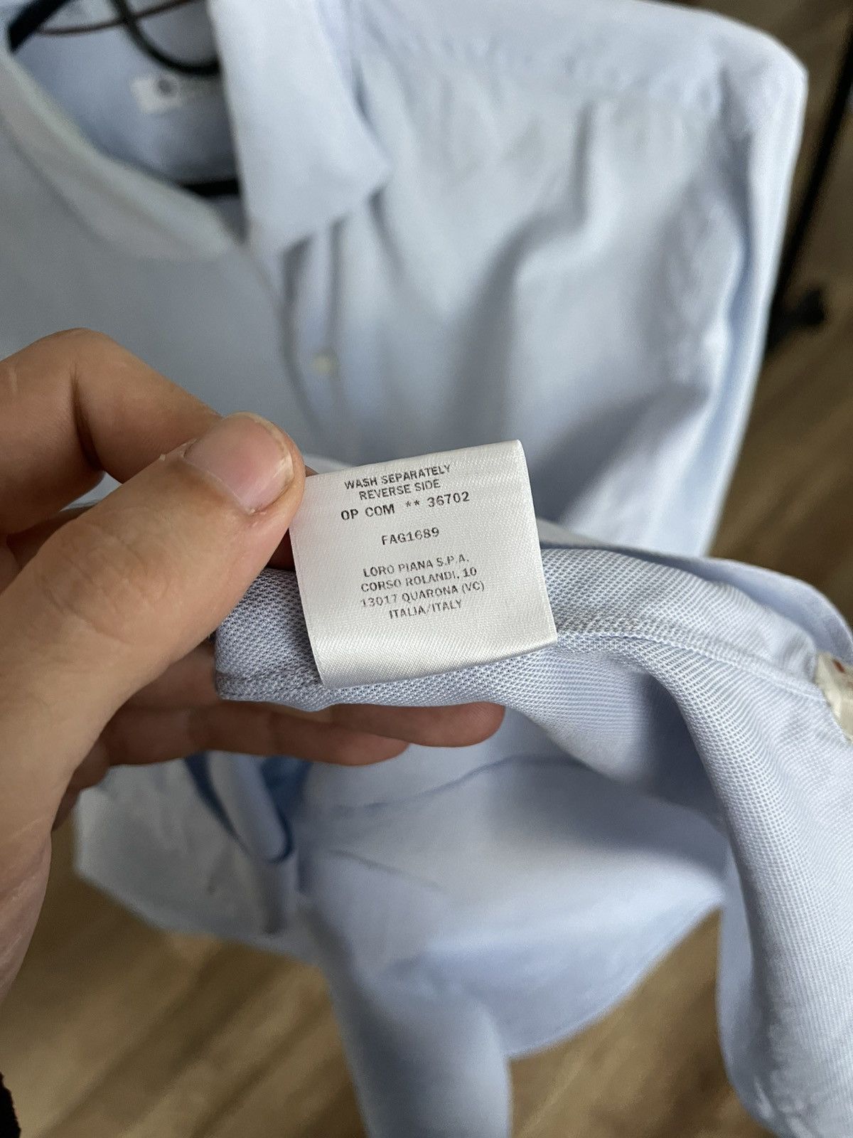 Loro Piana Loro Piana Button Up Shirt Long Sleeve Size US M / EU 48-50 / 2 - 12 Thumbnail
