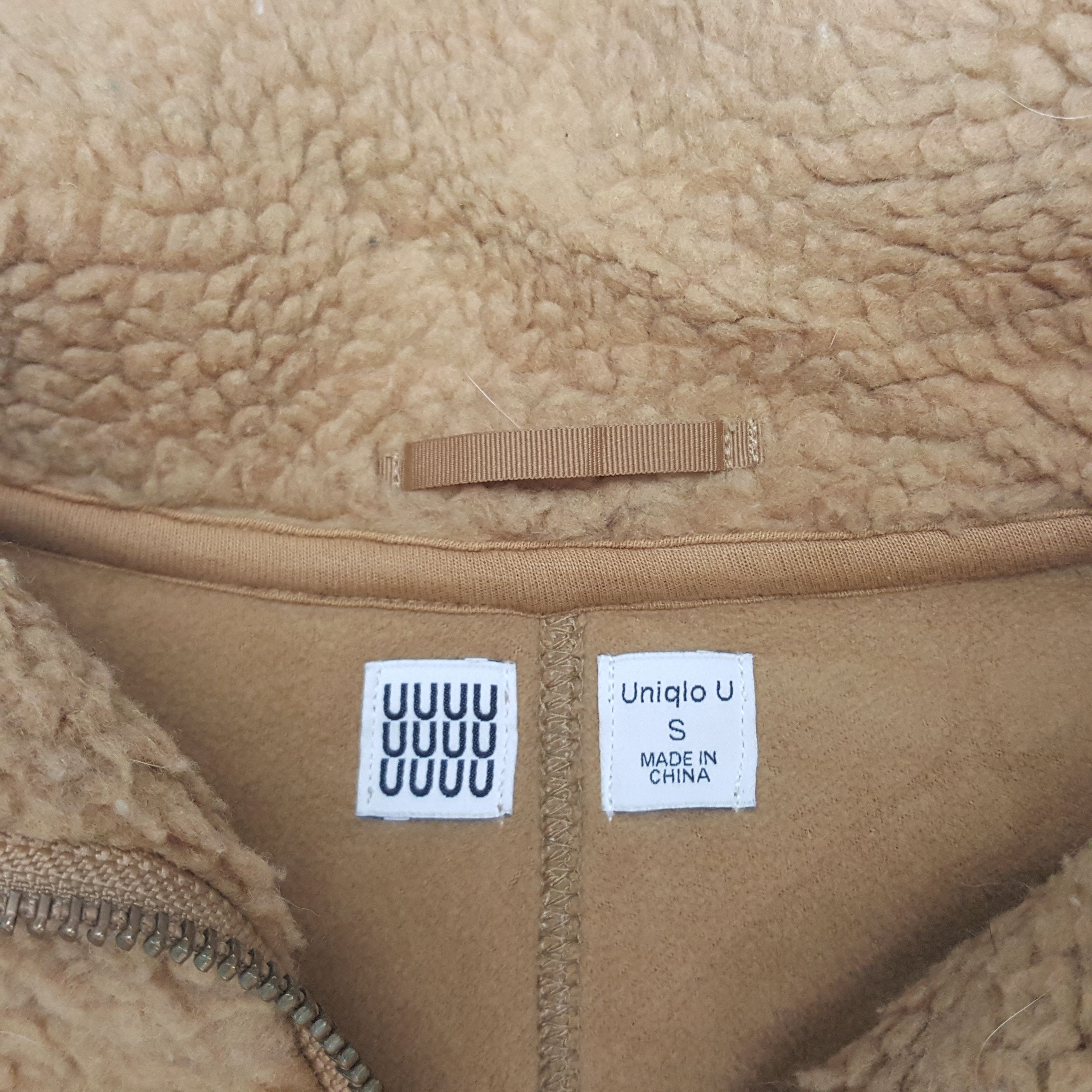 Japanese Brand × Vintage Vintage Uniqlo U Sherpa Custom U Turtleneck Jacket Size US XS / EU 42 / 0 - 3 Thumbnail