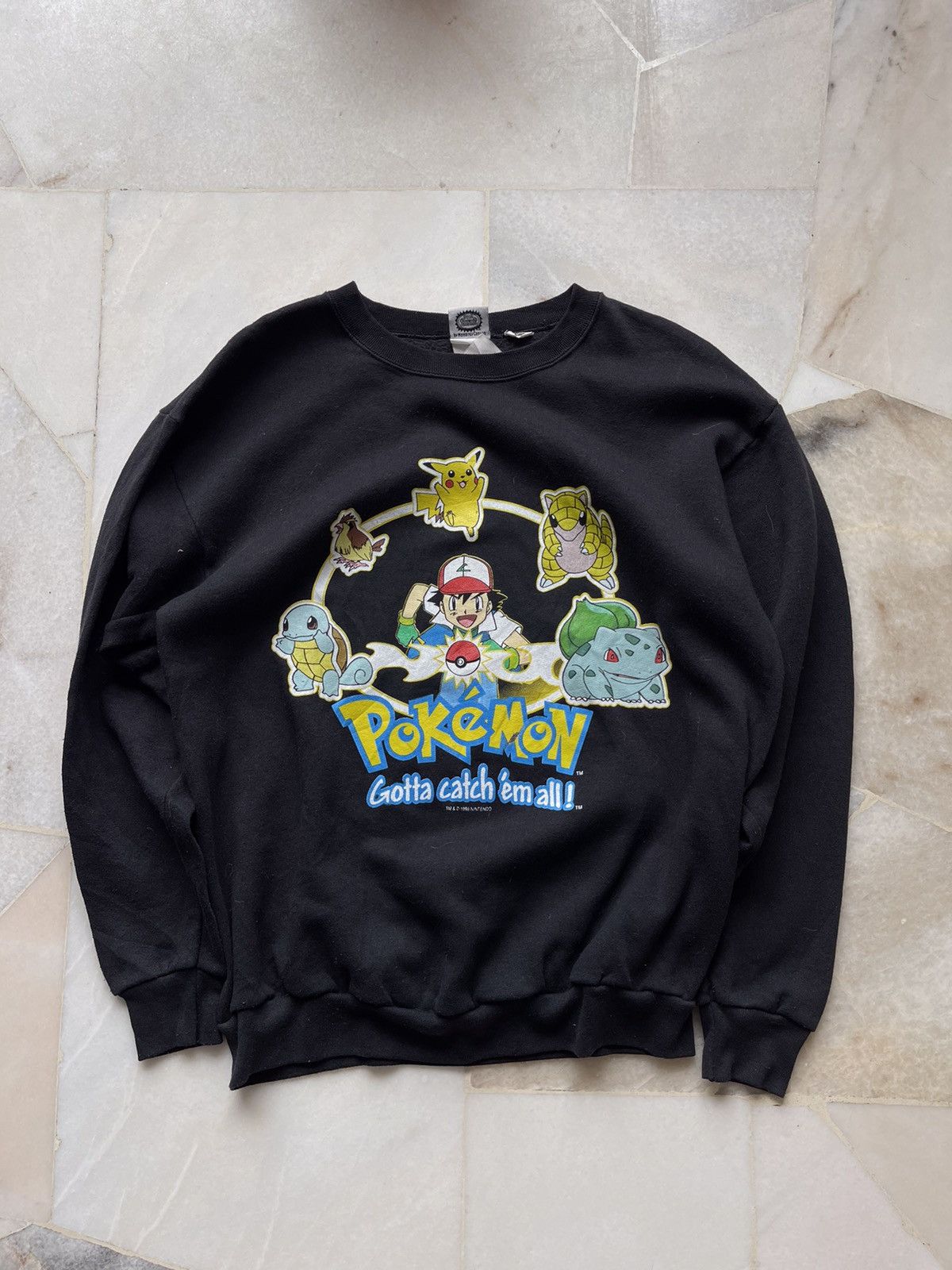 Cartoon Network × Pokemon 1999 Pokemon Nintendo Ash ‘Gotta Catch Em All Sweatshirt Size US M / EU 48-50 / 2 - 1 Thumbnail