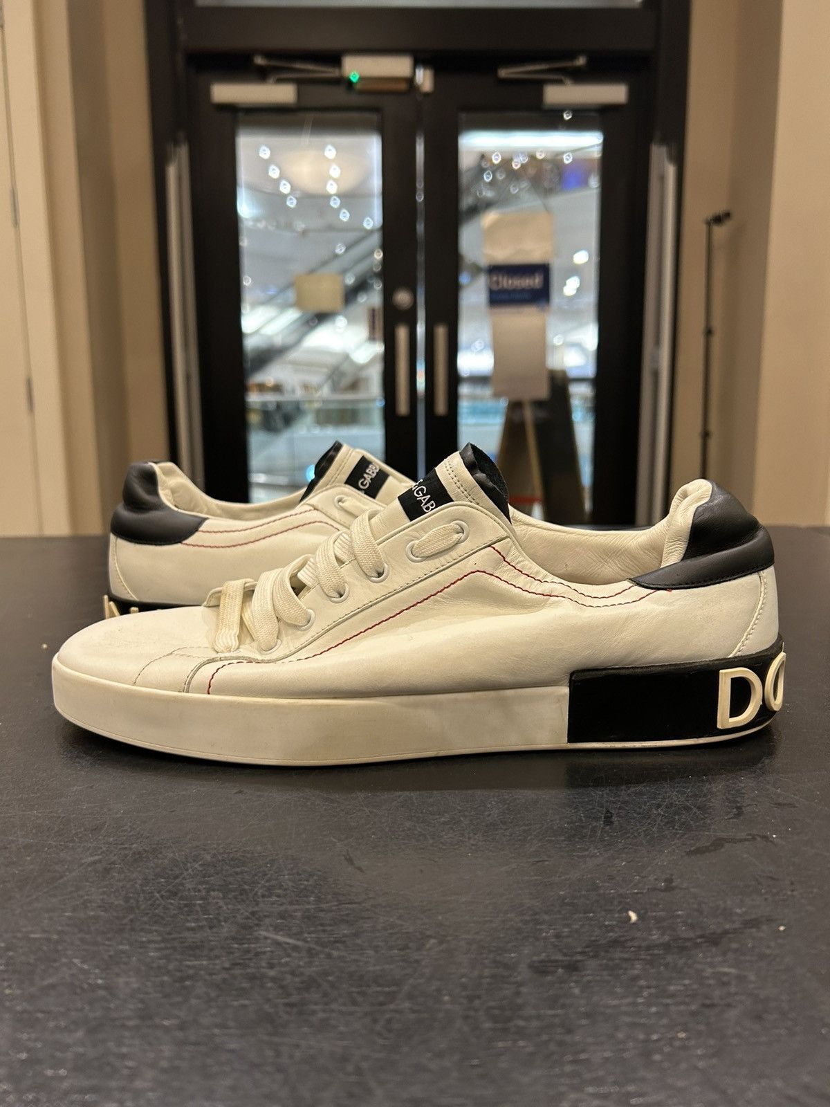 Dolce & Gabbana Dolce & Gabbana Portofino Sneaker - White Size US 11 / EU 44 - 1 Thumbnail