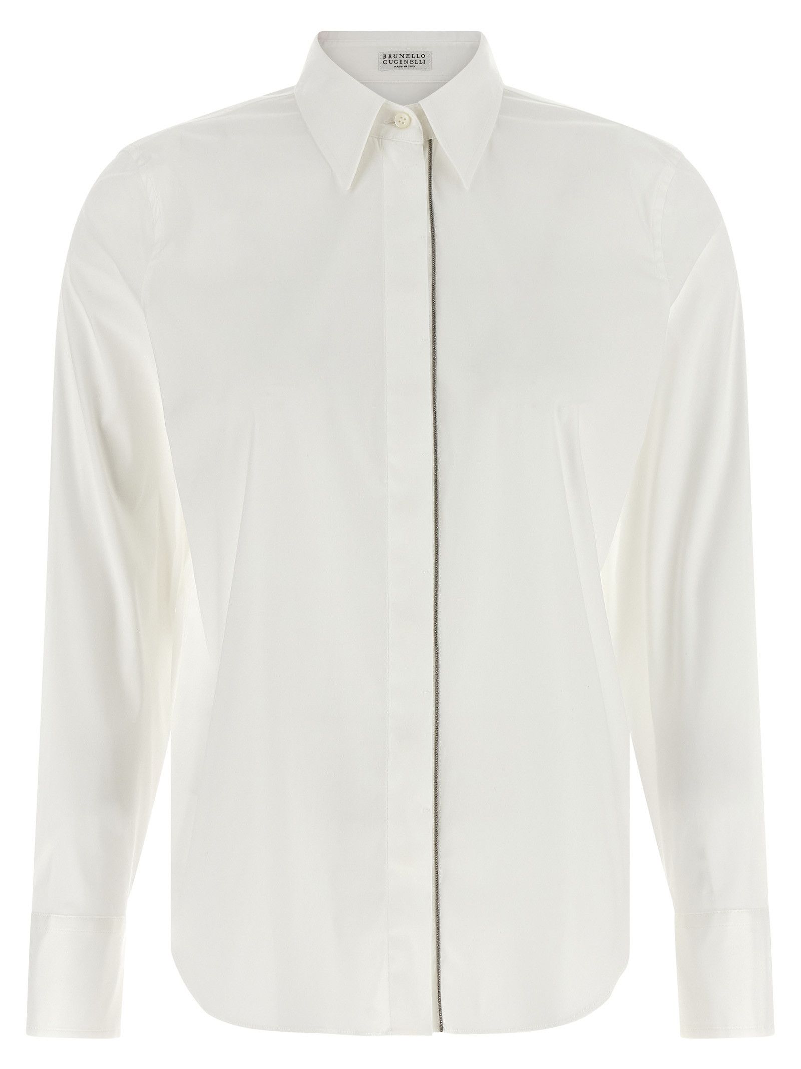 Brunello Cucinelli 'Shiny Trim' shirt Size S / US 4 / IT 40 - 1 Thumbnail