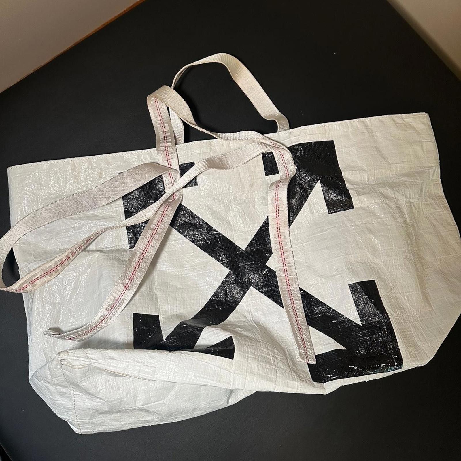 Off White Marker Arrows Industrial Style Tote Bag, Women's