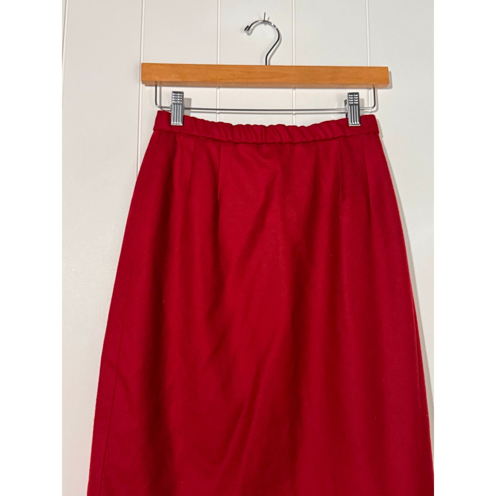 Pendleton Pendleton Skirt Womens Size 8 Petite Virgin Wool Red Size 30" / US 8 / IT 44 - 3 Thumbnail