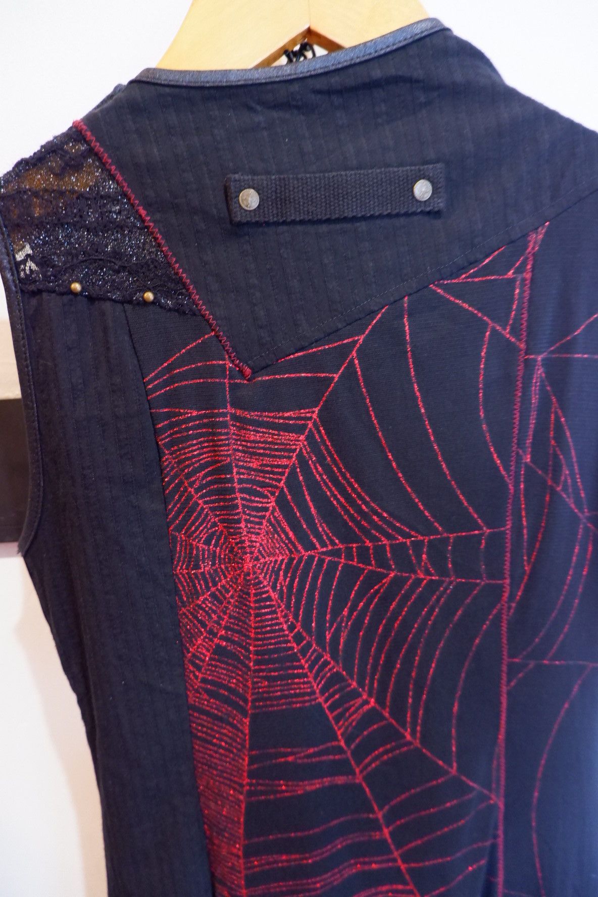 Japanese Brand Y2K Punk Gothic Ozz Croce Web Spider Dress Size M / US 6-8 / IT 42-44 - 6 Thumbnail