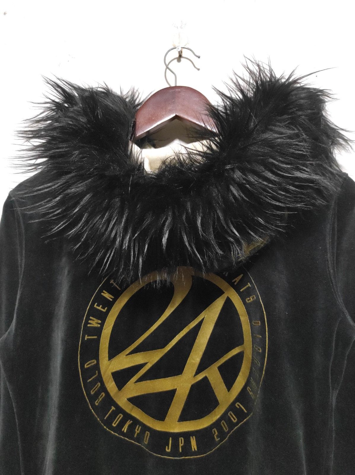 Japanese Brand 24 karat Velvet zip fur hoodie ifsix LGB style Size S / US 4 / IT 40 - 17 Thumbnail