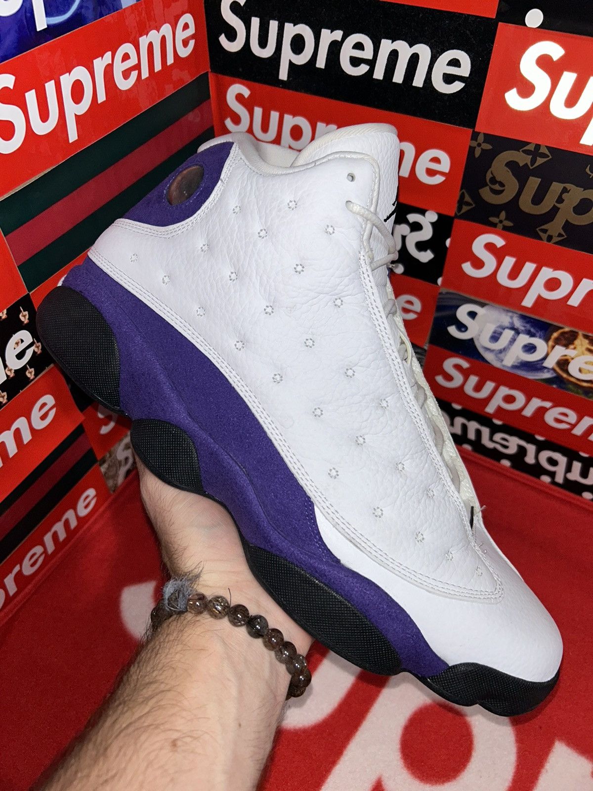 Jordan Brand Jordan 13 Retro Lakers 414571-105 size 13 VNDS Size US 13 / EU 46 - 8 Thumbnail