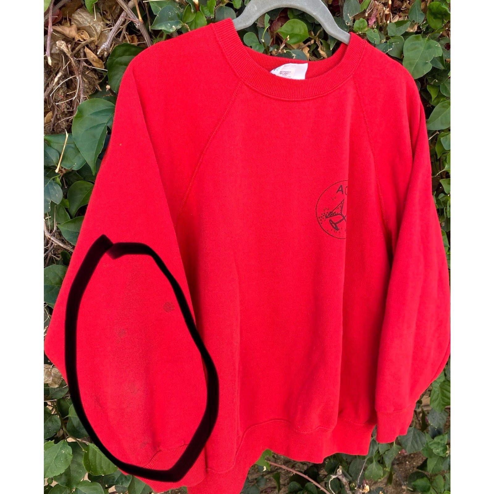 Vintage VINTAGE Alpha Omicron PI Initiation February 7 1987 Raglan Sweatshirt Size XL Red Graphic Print Men Pullover 80s University Cars"} Size US XL / EU 56 / 4 - 5 Thumbnail