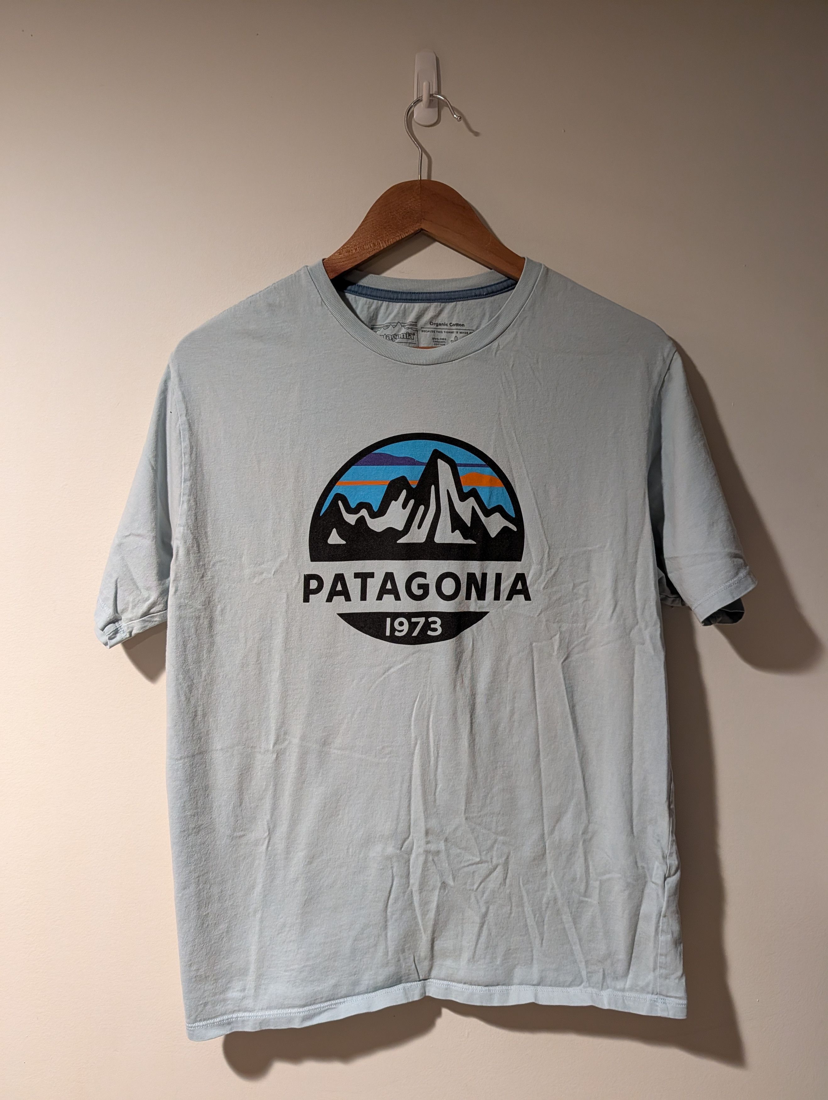 Patagonia Patagonia Regular Fit Medium Organic Cotton Logo T-Shirt Size US M / EU 48-50 / 2 - 1 Thumbnail