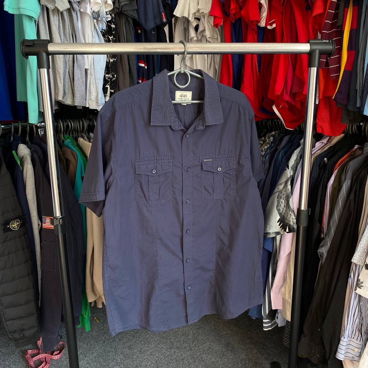 Ecko Unltd. × Japanese Brand Vintage Ecko Unlimited Small logo Japanese skate shirt Size US XL / EU 56 / 4 - 1 Thumbnail