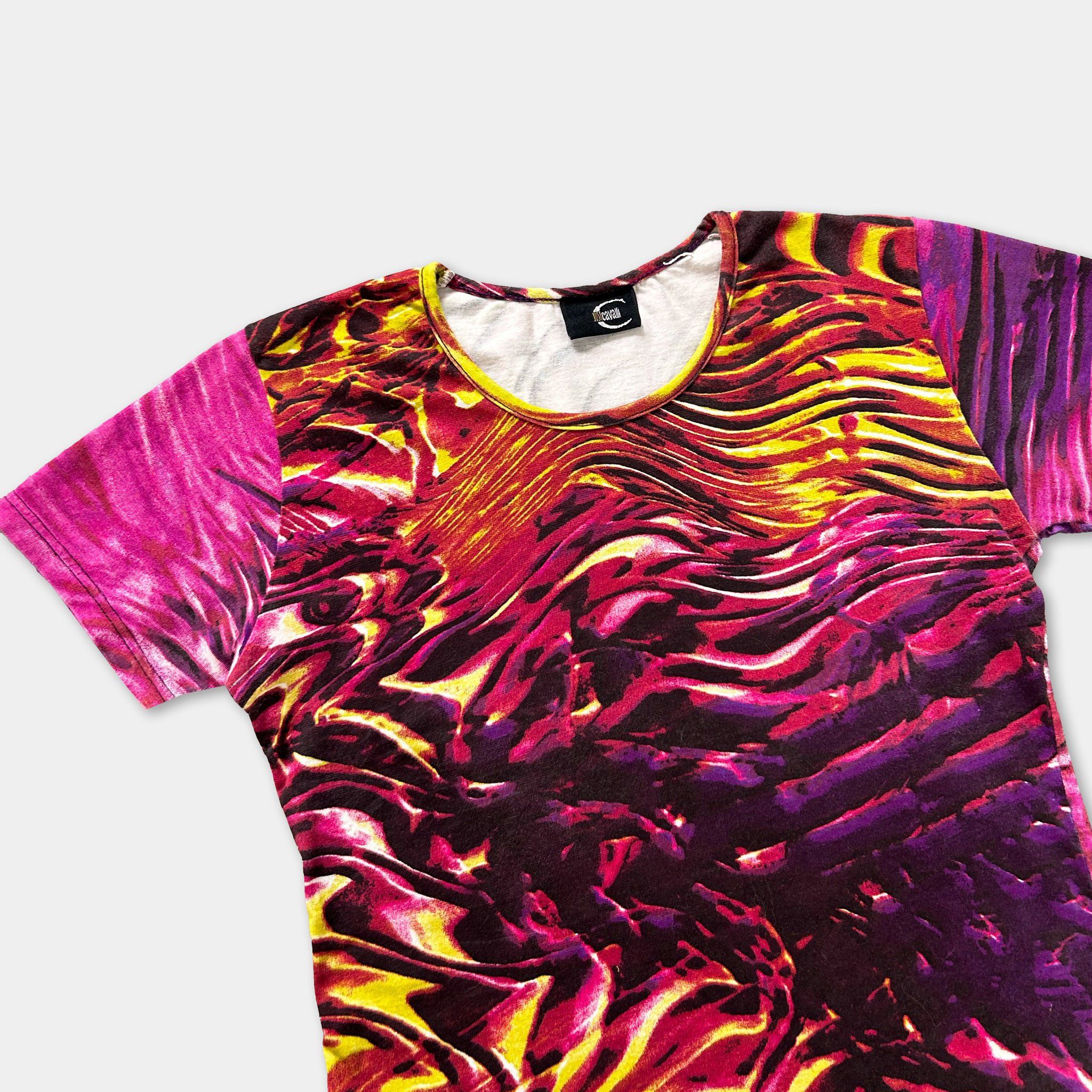 Just Cavalli Just Cavalli Tiger Gradient Graphic Tee Size US S / EU 44-46 / 1 - 2 Thumbnail