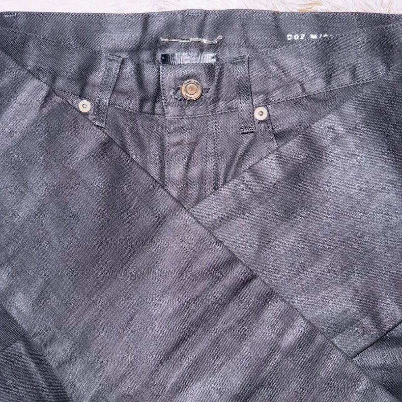 Saint Laurent Paris Saint Laurent Paris Saint Laurent Waxed Denim Pants Size 2 Size US 29 - 3 Thumbnail